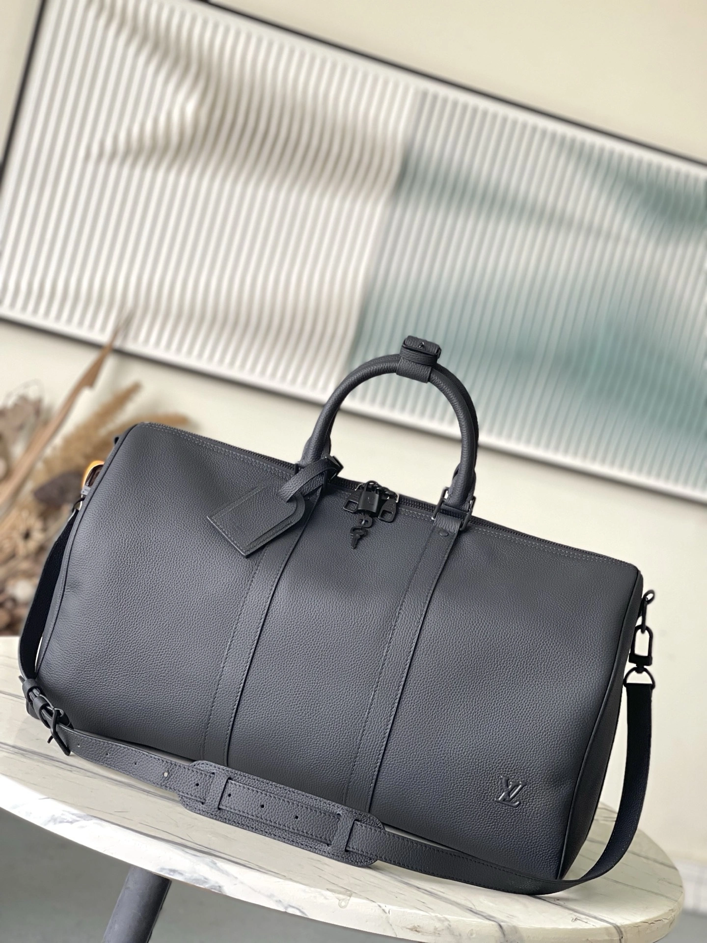 MOMO-- 8V M26118 high quality version Keepall Bandouliere 50 cowhide item:F-B574A0905