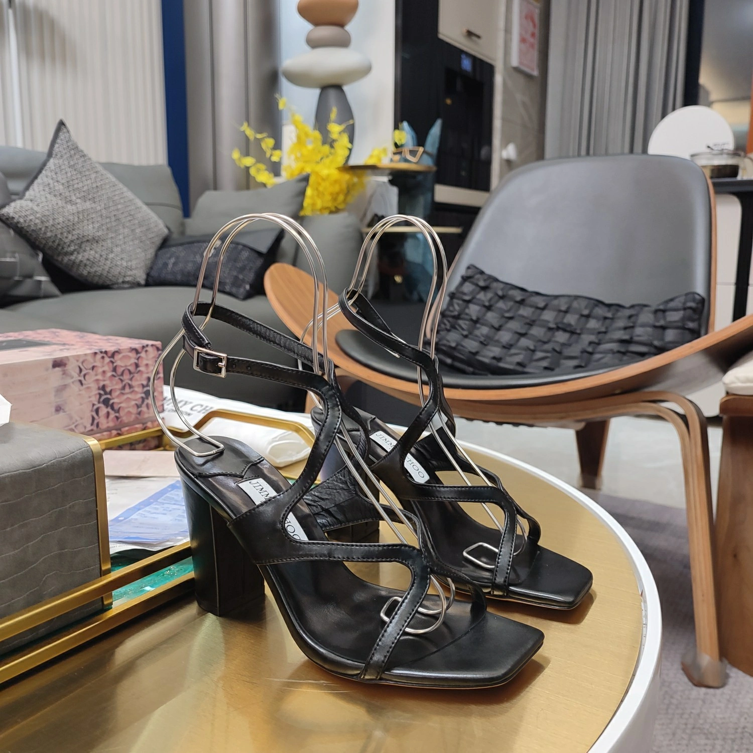 COCO-- Ji77y 3ho5 AZIE85NAP010003 Heel height：11CM Calfskin sheepskin item:E-X158D4093