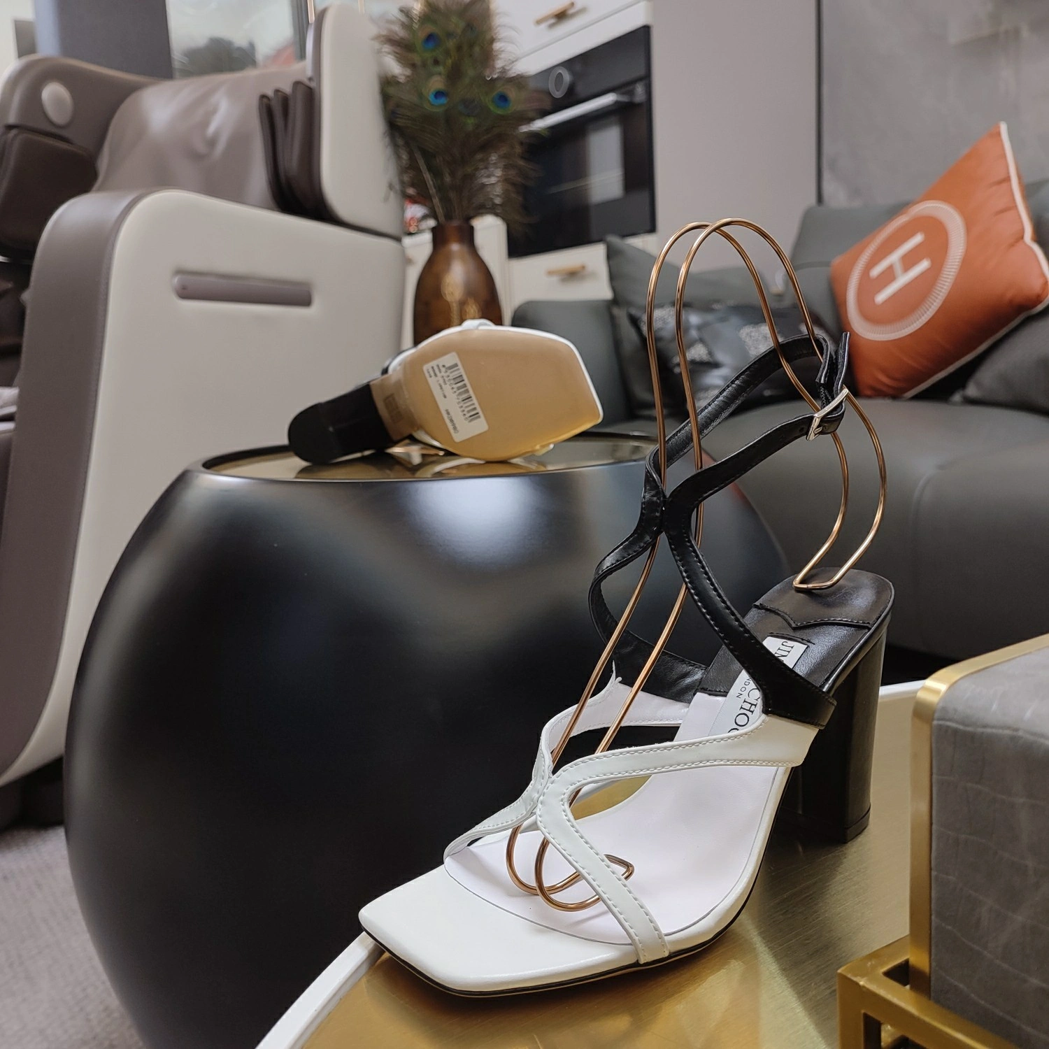 COCO-- Ji77y 3ho5 AZIE85PHN0C1088 Heel height：11CM Calfskin sheepskin item:E-X158D4095