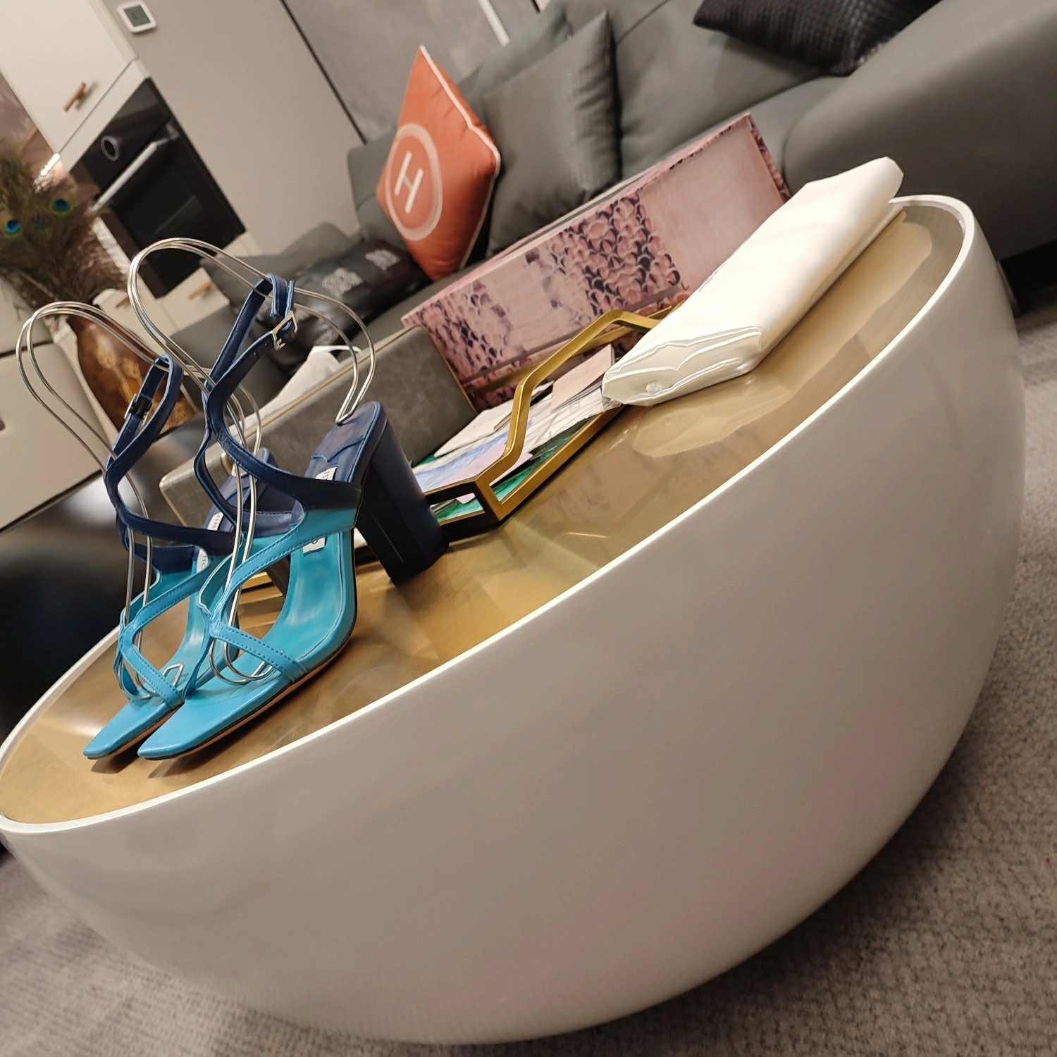 COCO-- Ji77y 3ho5 AZIE85PHN0C7459 Heel height：11CM Calfskin sheepskin item:E-X158D4094