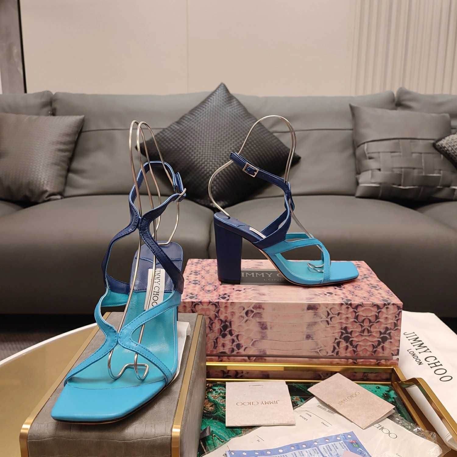 COCO-- Ji77y 3ho5 AZIE85PHN0C7459 Heel height：11CM Calfskin sheepskin item:E-X158D4094