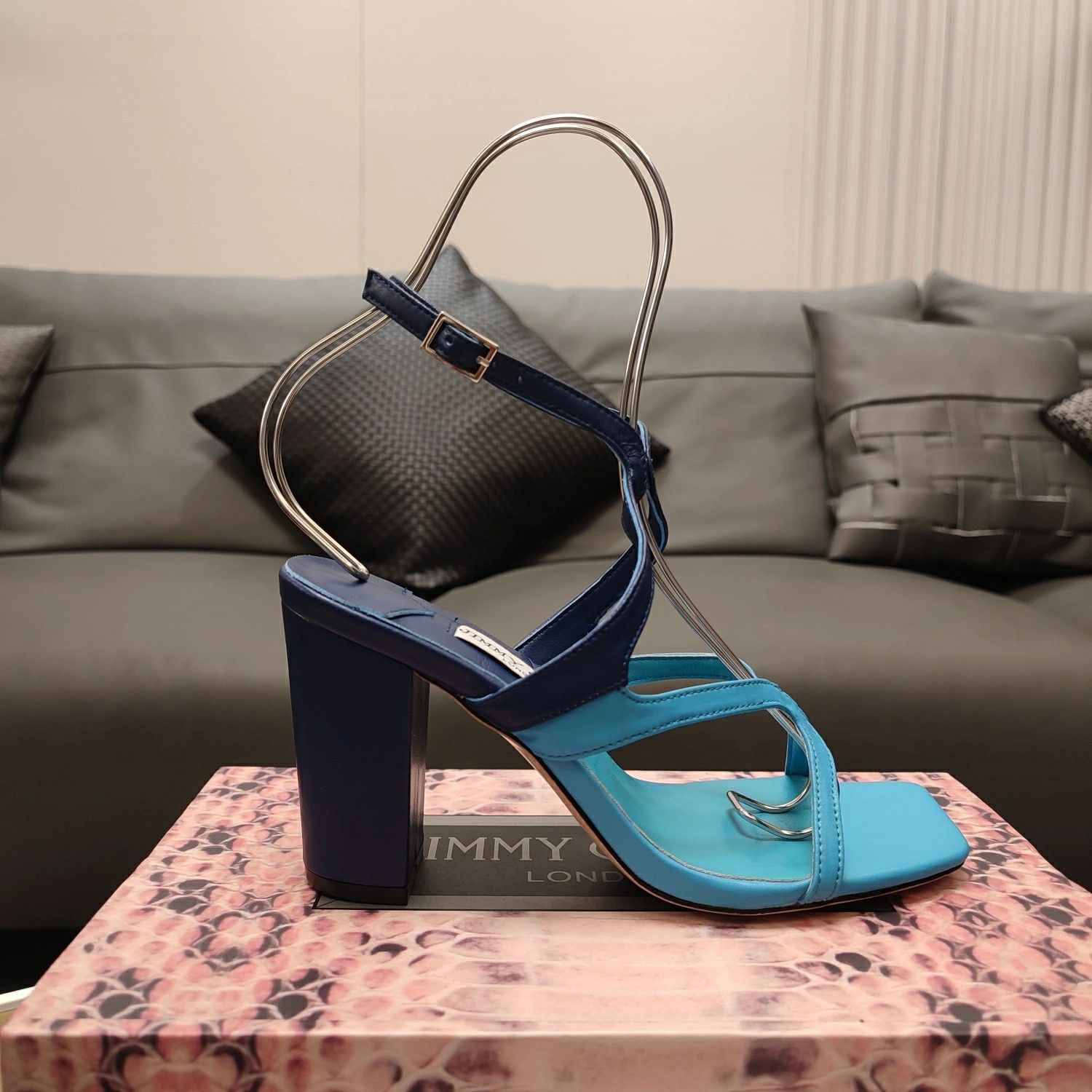 COCO-- Ji77y 3ho5 AZIE85PHN0C7459 Heel height：11CM Calfskin sheepskin item:E-X158D4094