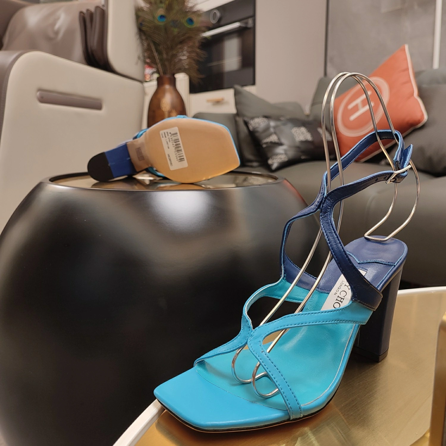 COCO-- Ji77y 3ho5 AZIE85PHN0C7459 Heel height：11CM Calfskin sheepskin item:E-X158D4094