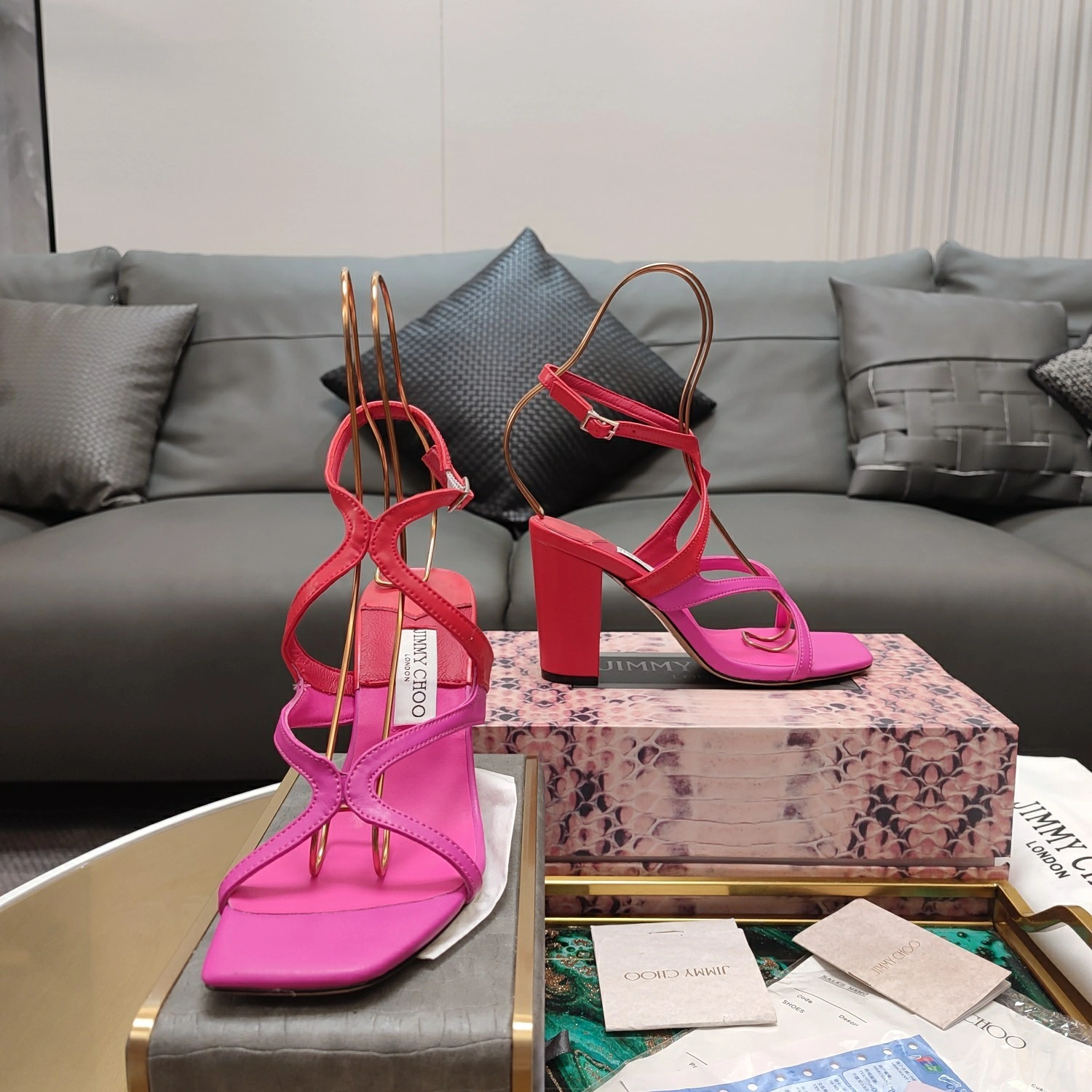 COCO-- Ji77y 3ho5 AZIE85POU061804 Heel height：11CM Calfskin sheepskin item:E-X158D4079