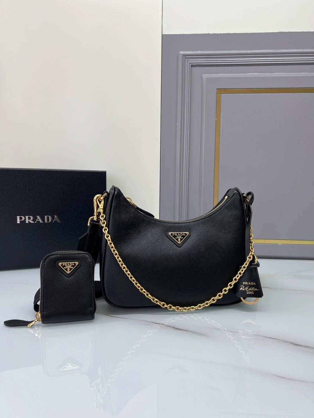 MOMO-- Pr141 high quality version 1BH204-NZV-F0632-V-V2M nylon Hobo item：E-B063J1097F