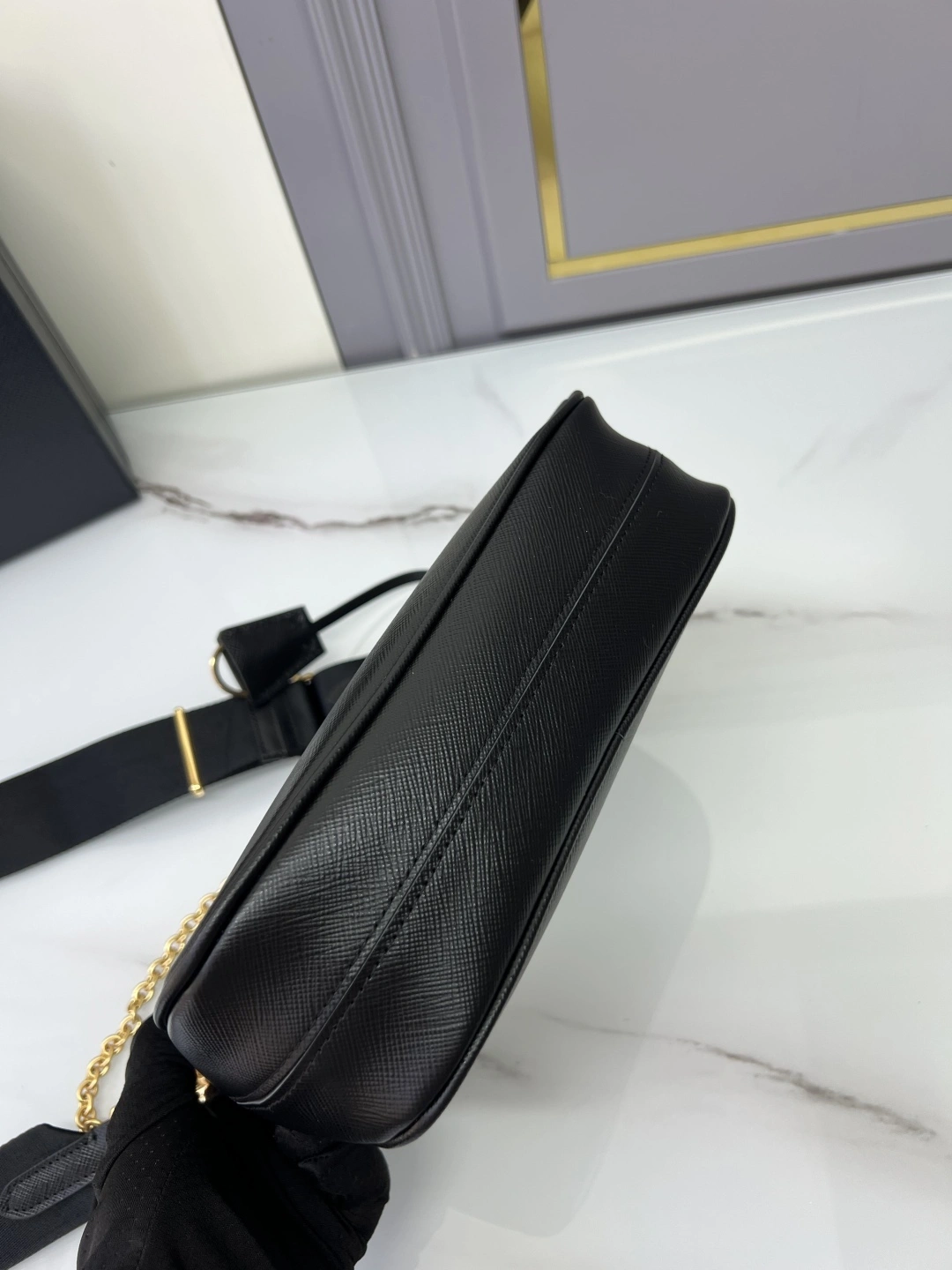 MOMO-- Pr141 high quality version 1BH204-NZV-F0632-V-V2M nylon Hobo item：E-B063J1097F