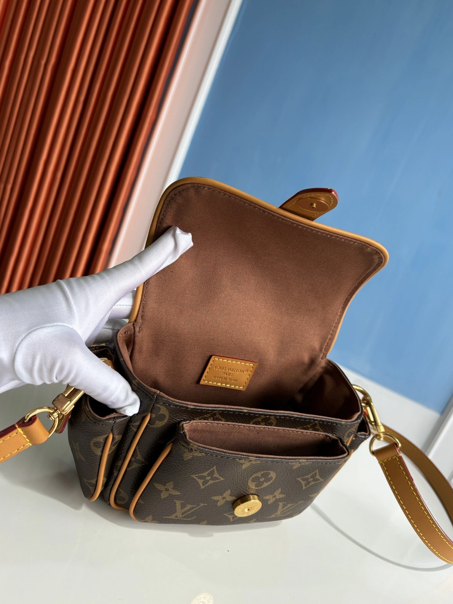 MOMO-- 8V M14742 high quality version Cargo Monogram Archive cowhide item:E-B808L1824T
