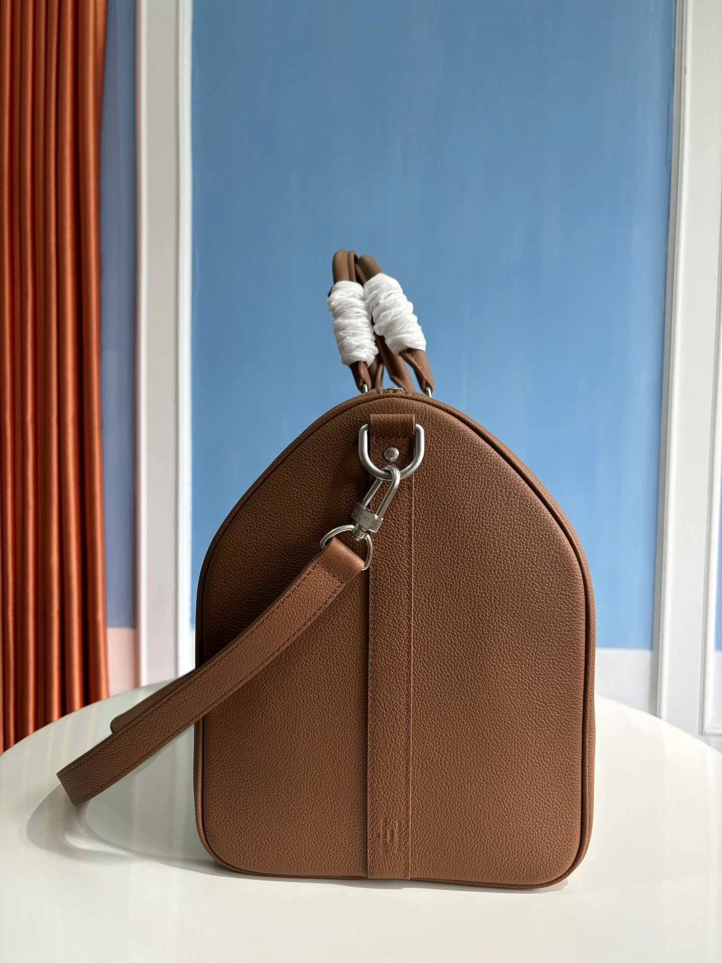 Custombag-- 8V M26065 high quality version Keepall Bandouliere 50 cowhide item:E-B808L1709T