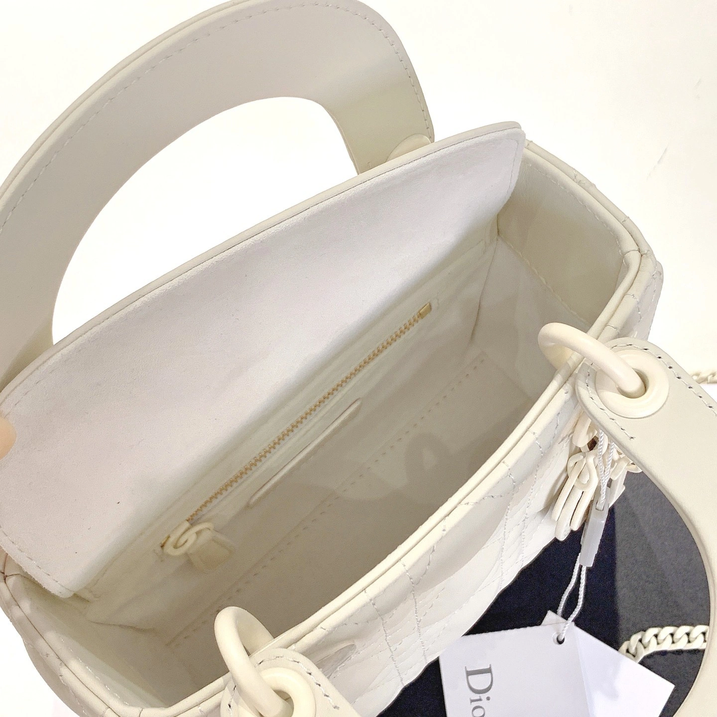 Custombag-- M0505ILOI-M030 Lady high quality version White frosted cowhide item：C-B803D0712