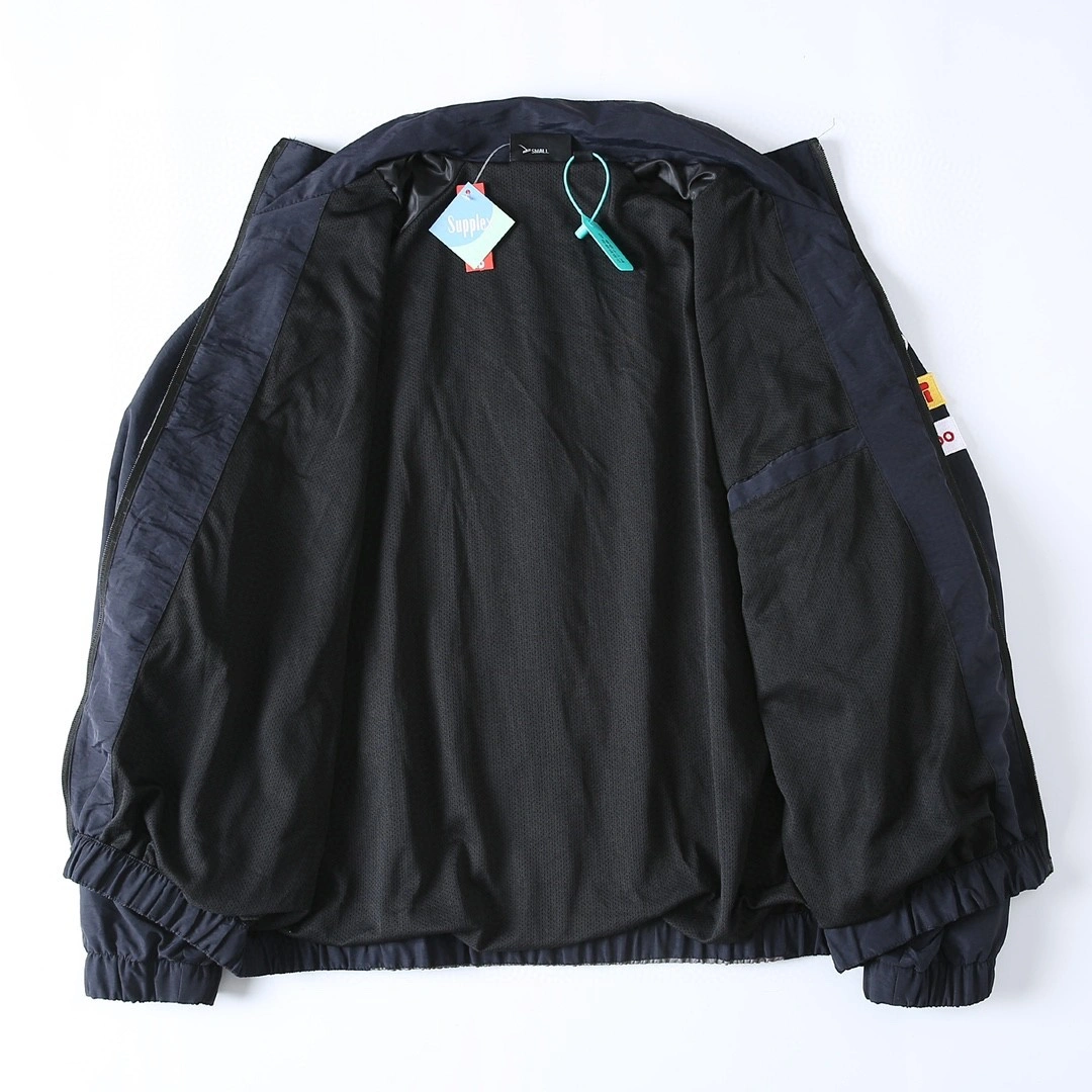 Gemini-- S575 WEEK16 TRACK PANT Logo Nylon taslan embroidery 2colour item:E-F000J2199-2T