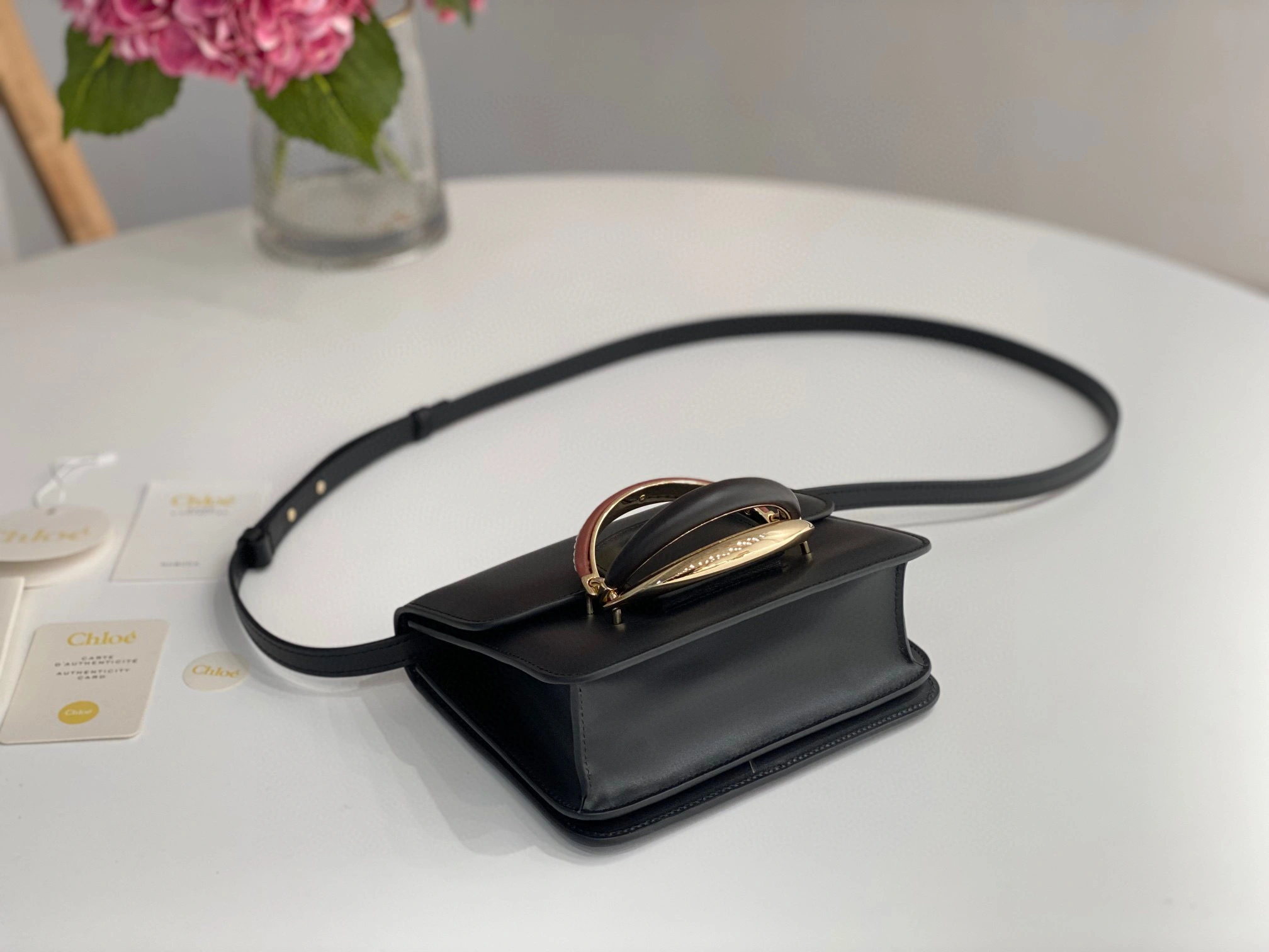 MOMO- high quality version CHC22-SS500G14-001 2022S Kattie calfskin item：B-B063J2310C
