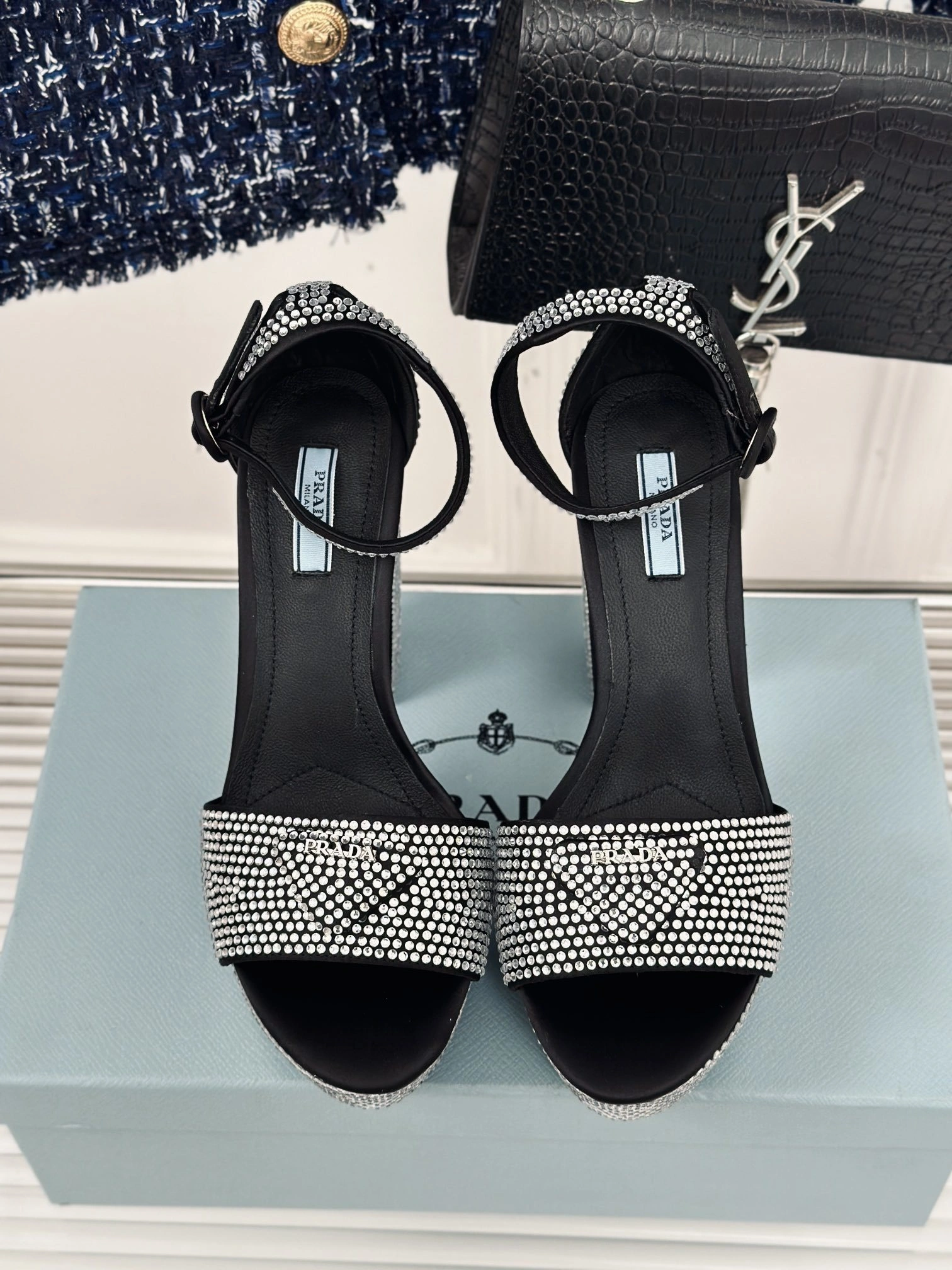 COCO-- Pr141 1XP53B_2AWL_F0T7O_F_135 Heel height：14CM Waterproof：4CM sheepskin item:D-X000H2204