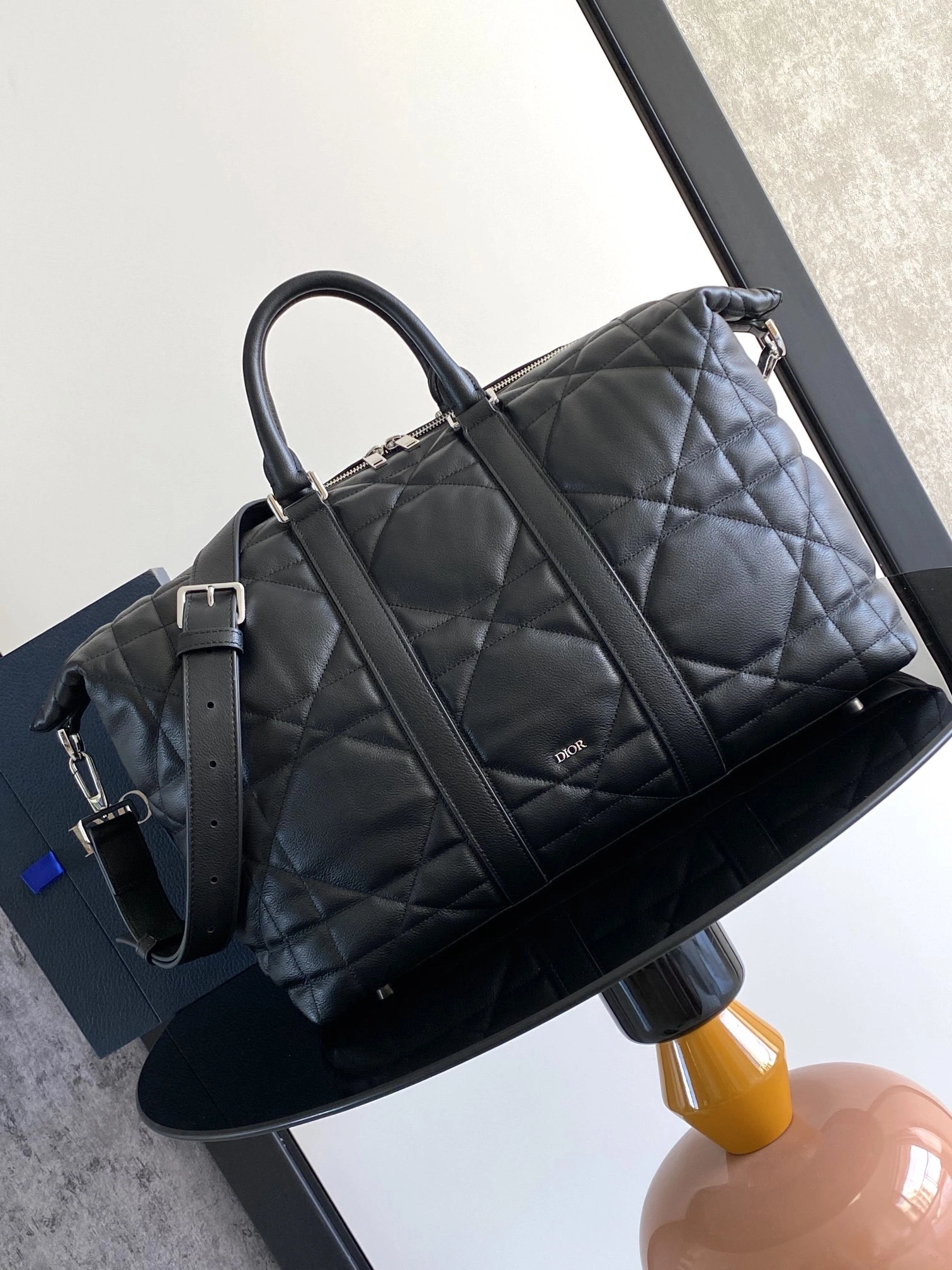 MOMO-- 4ior 1ESDU134MNE_H00N high quality version cowhide Weekender 40 item:E-B813A1289