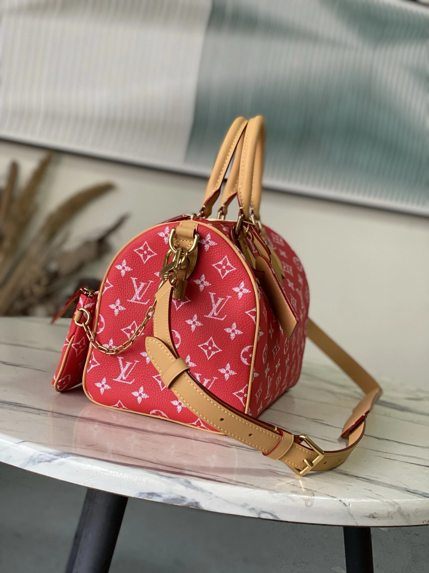 MOMO--8V M14067 high quality version Speedy P9 Bandouliere 30 cowhide item:F-B574A0932