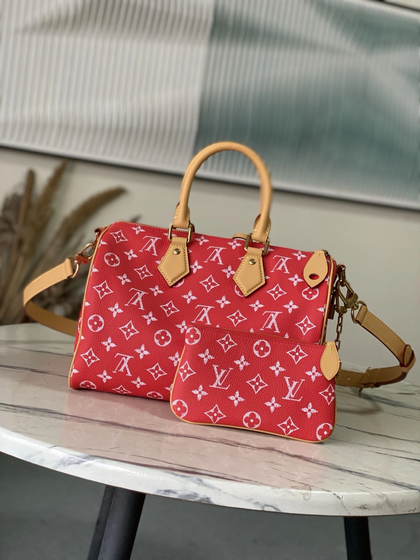 MOMO--8V M14067 high quality version Speedy P9 Bandouliere 30 cowhide item:F-B574A0932