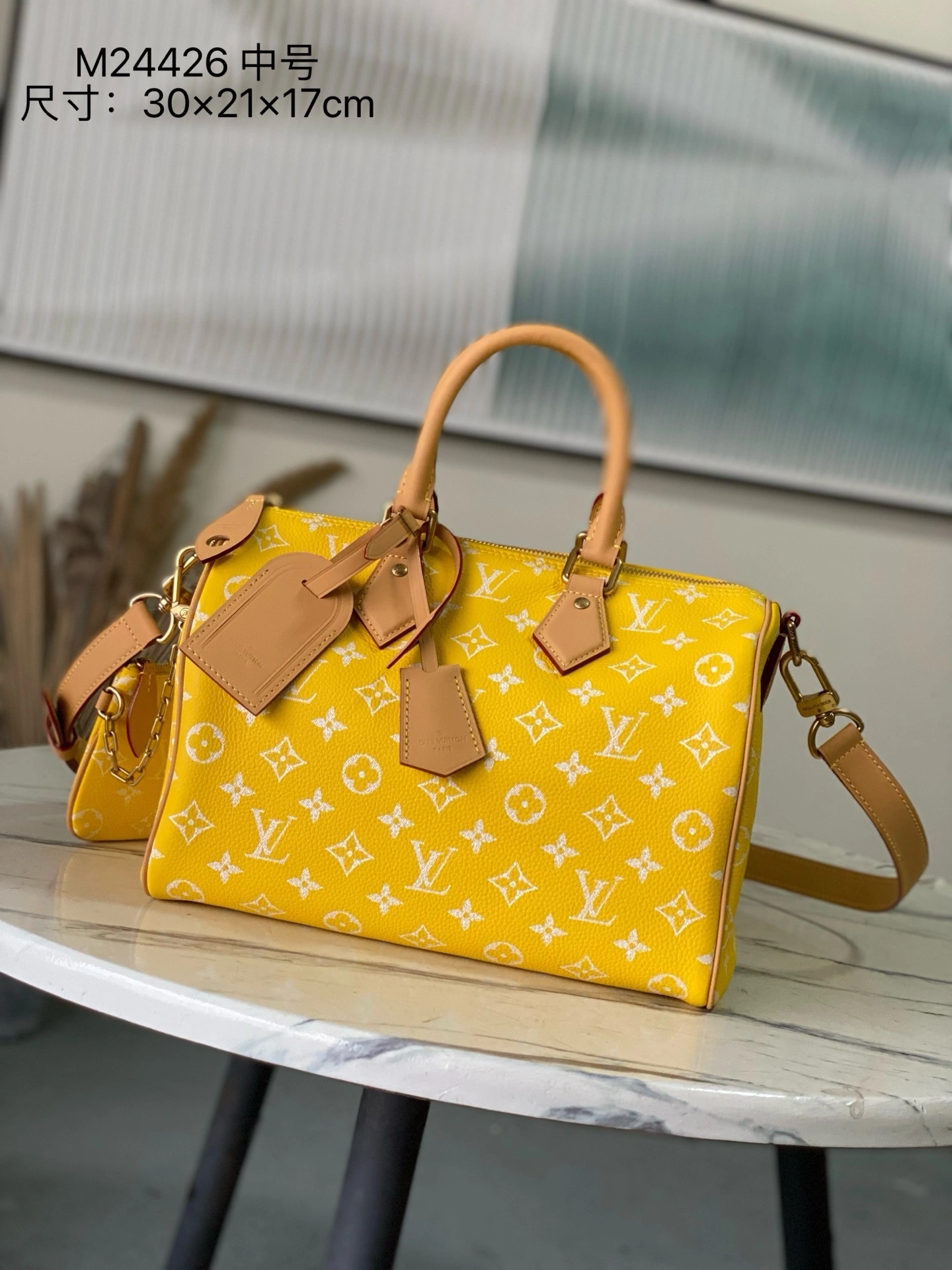 MOMO-- 8V M14068 high quality version Speedy P9 Bandouliere 30 cowhide item:F-B574A0931