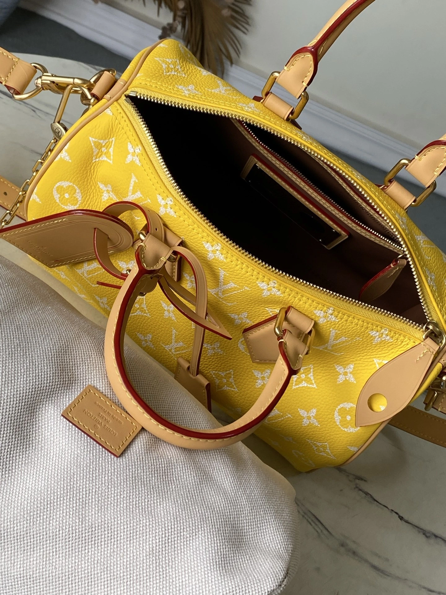 MOMO-- 8V M14068 high quality version Speedy P9 Bandouliere 30 cowhide item:F-B574A0931