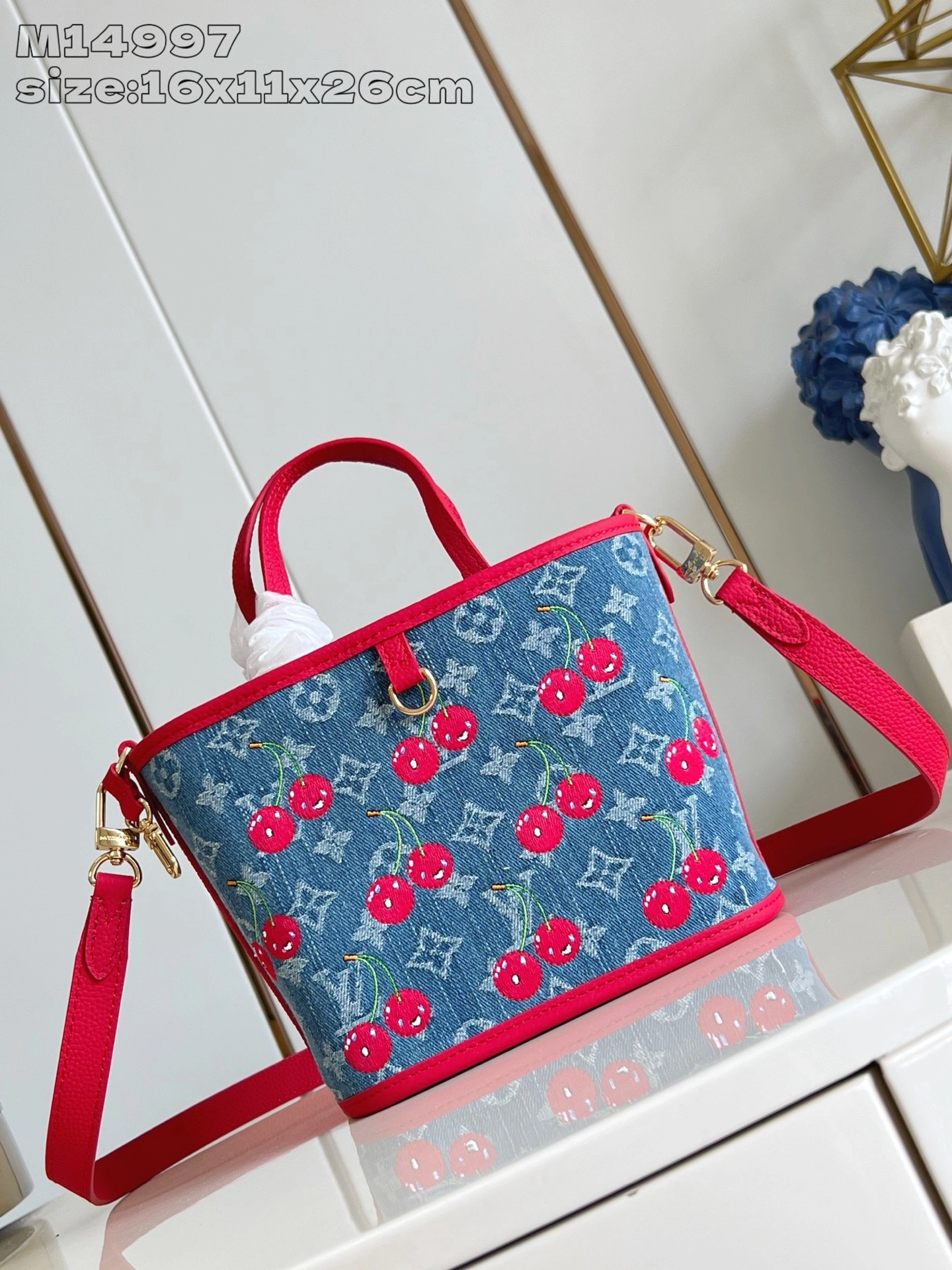 MOMO-- 8V M14997 high quality version Neverfull Inside Out BB cowhide item:E-B000L1744T