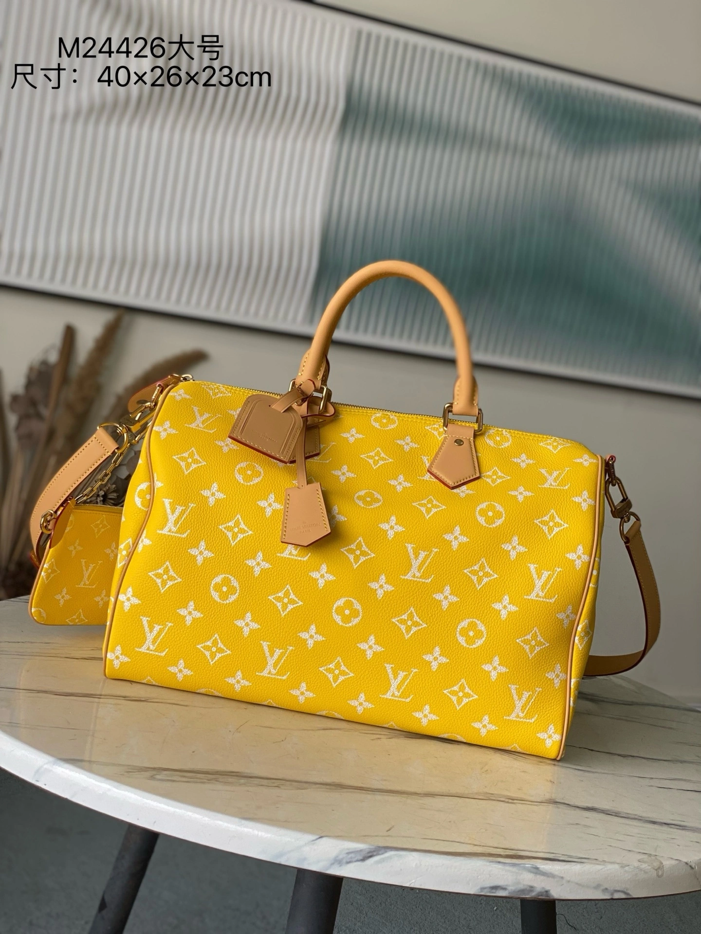 MOMO--8V M24419 high quality version Speedy P9 Bandouliere 40 cowhide item:F-B574A0959