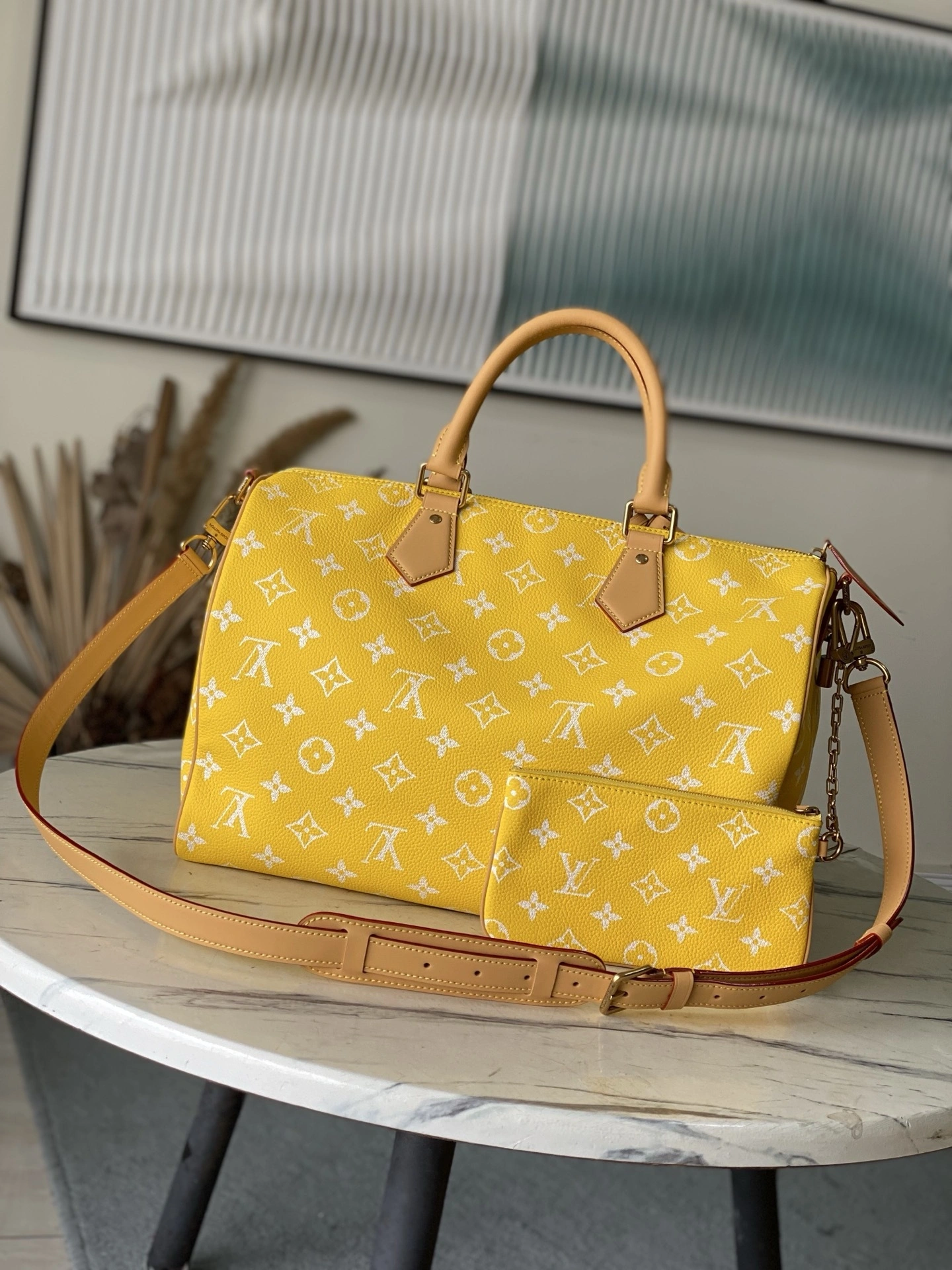 MOMO--8V M24419 high quality version Speedy P9 Bandouliere 40 cowhide item:F-B574A0959