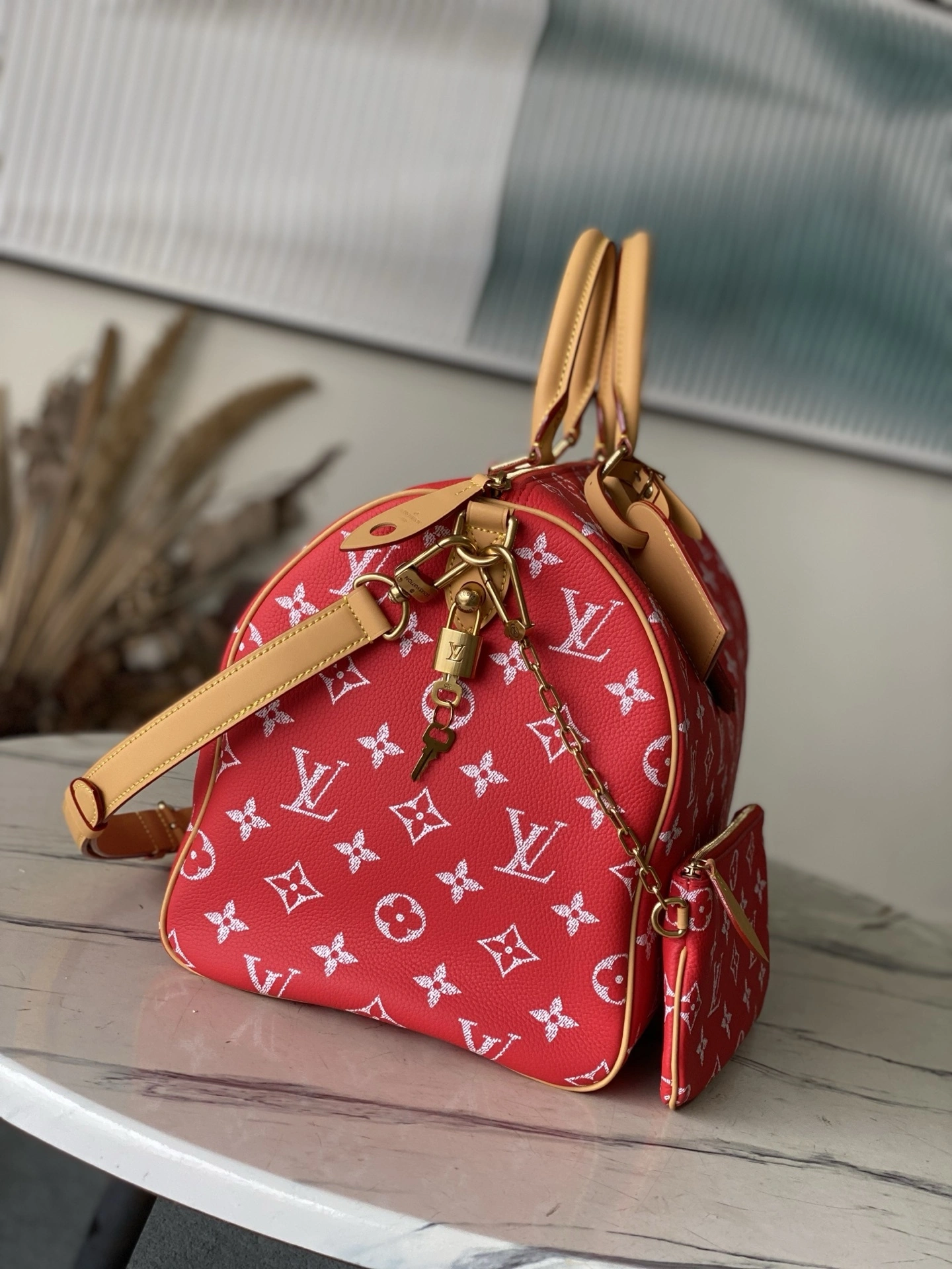 MOMO-- 8V M24420 high quality version Speedy P9 Bandouliere 40 cowhide item:F-B574A0958