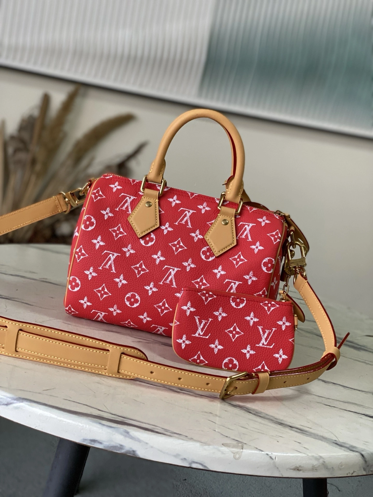 MOMO--8V M24425 high quality version Speedy P9 Bandouliere 25 cowhide item:F-B574A0961