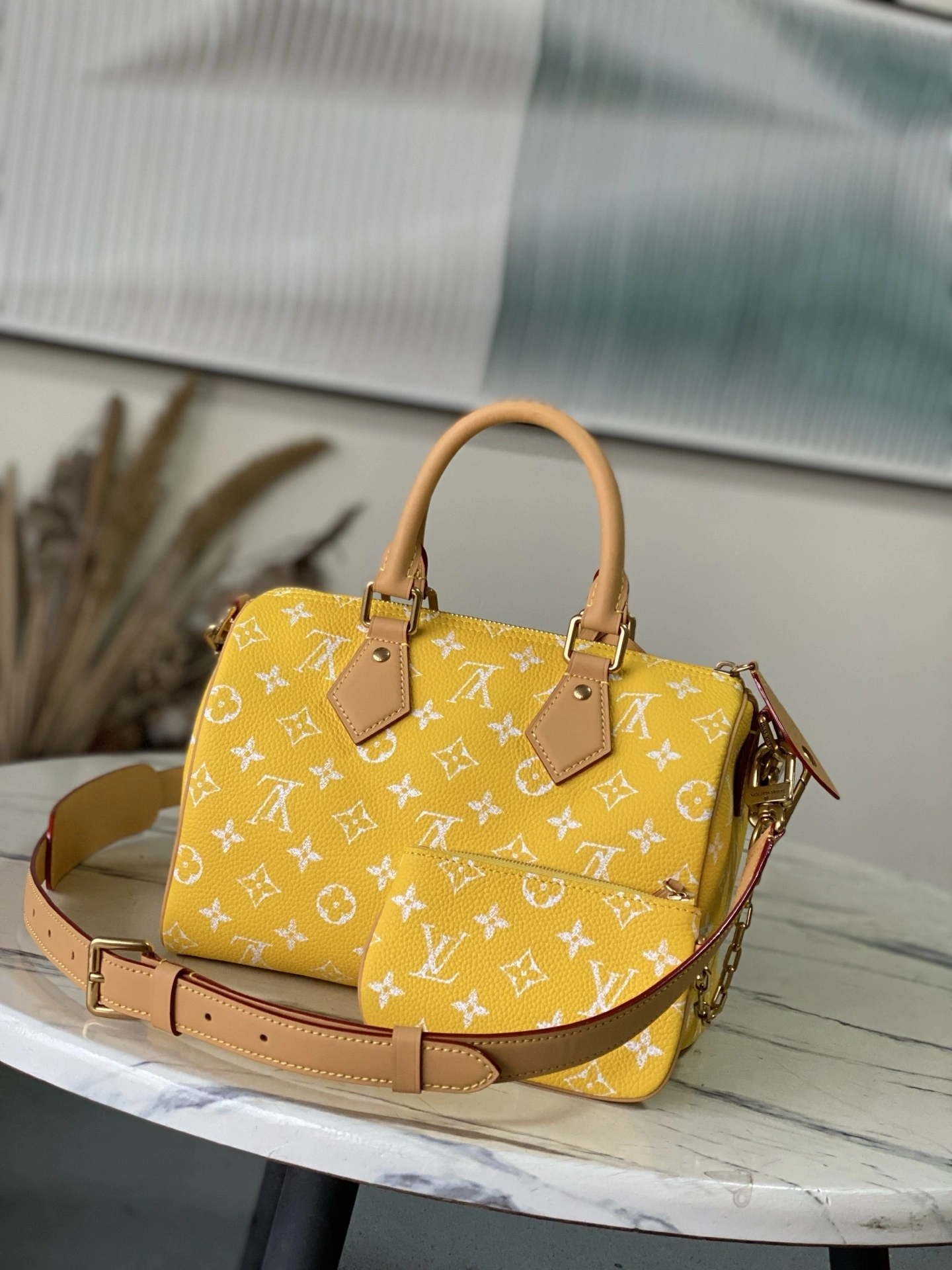 MOMO-- 8V M24426 high quality version Speedy P9 Bandouliere 25 cowhide item:F-B574A0960