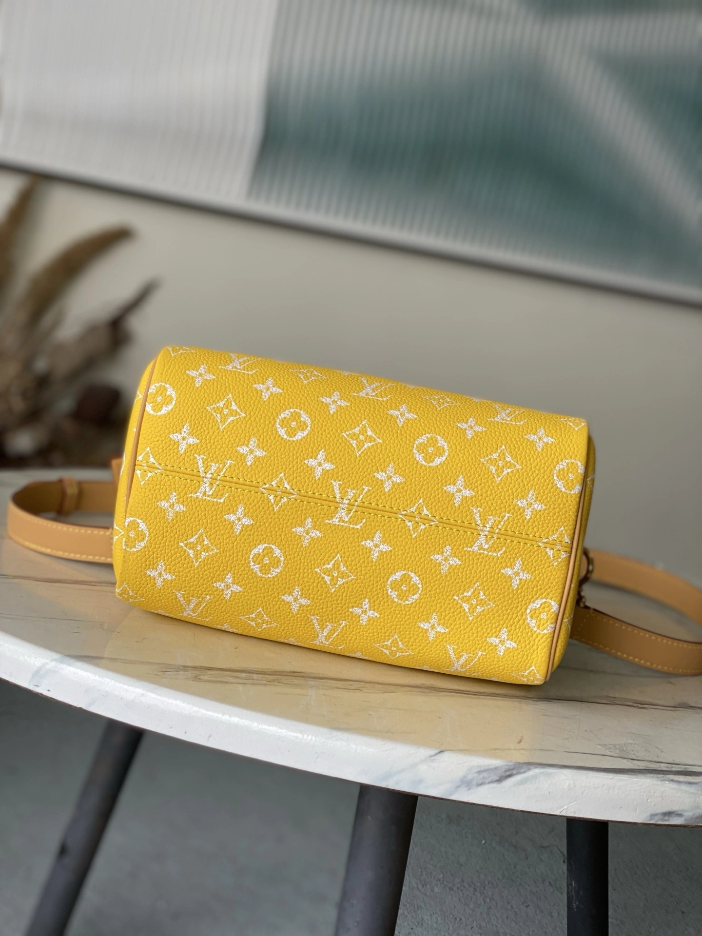 MOMO-- 8V M24426 high quality version Speedy P9 Bandouliere 25 cowhide item:F-B574A0960