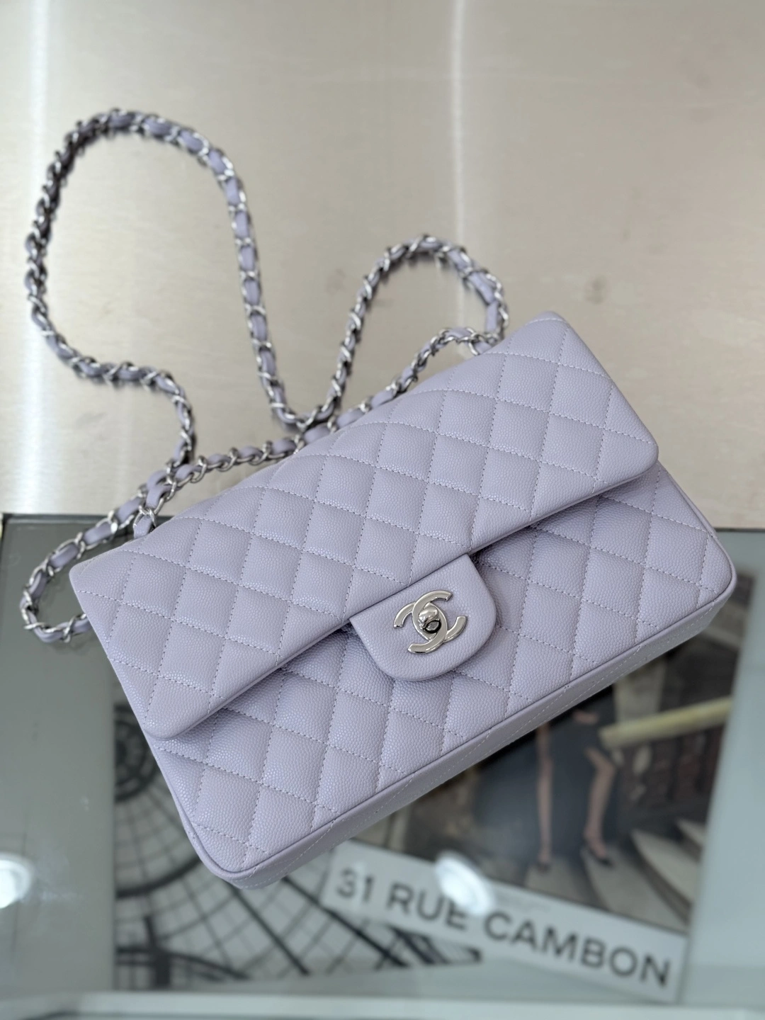 MOMO--3h1958 A01112-Y33351-NF289 high quality version Classic Flap Calfskin item:E-B000L0711T
