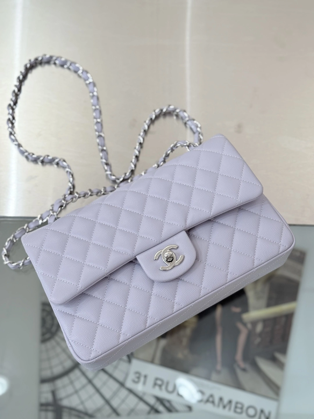 MOMO--3h1958 A01112-Y33351-NF289 high quality version Classic Flap Calfskin item:E-B000L0711T