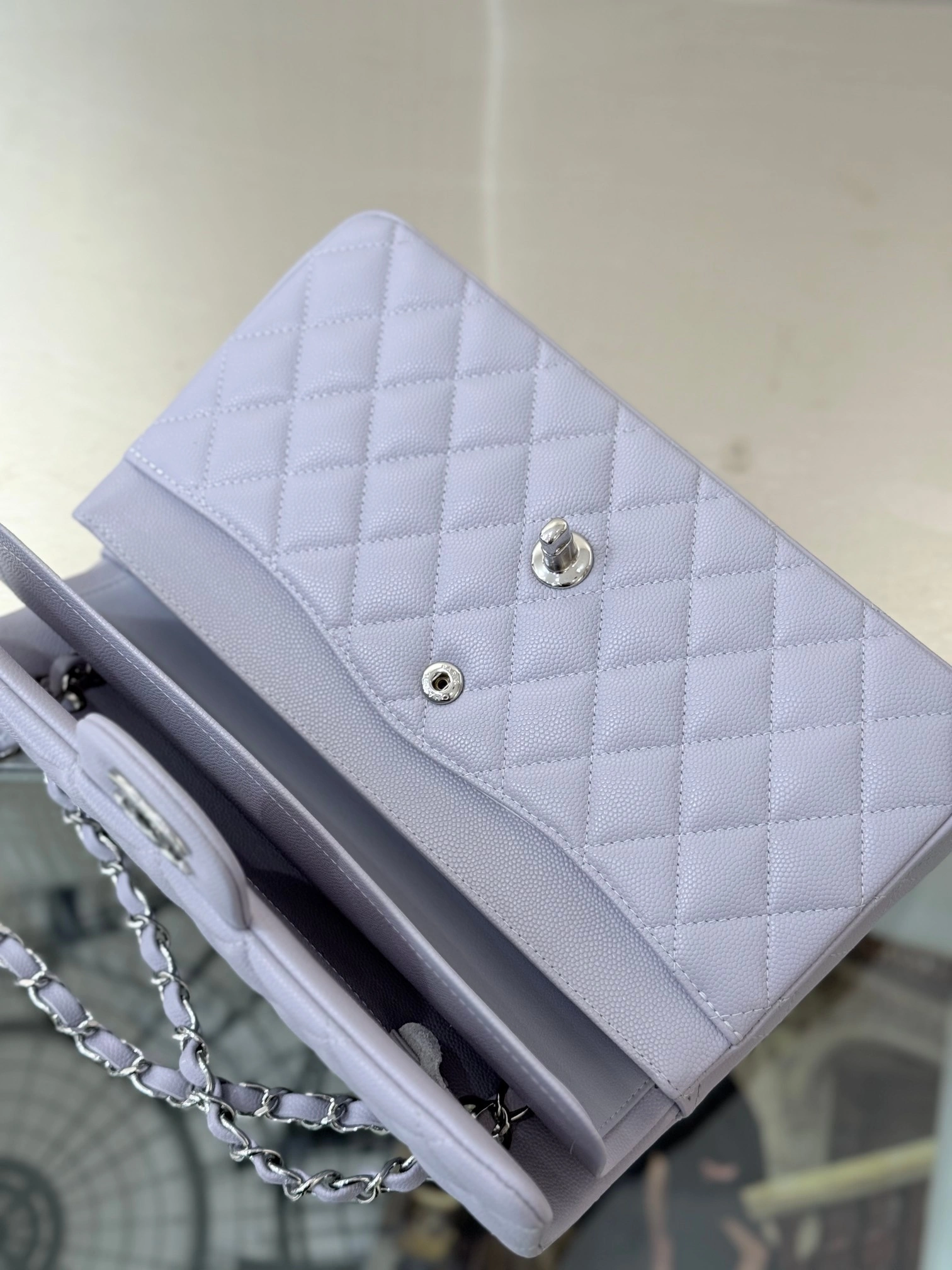 MOMO--3h1958 A01112-Y33351-NF289 high quality version Classic Flap Calfskin item:E-B000L0711T