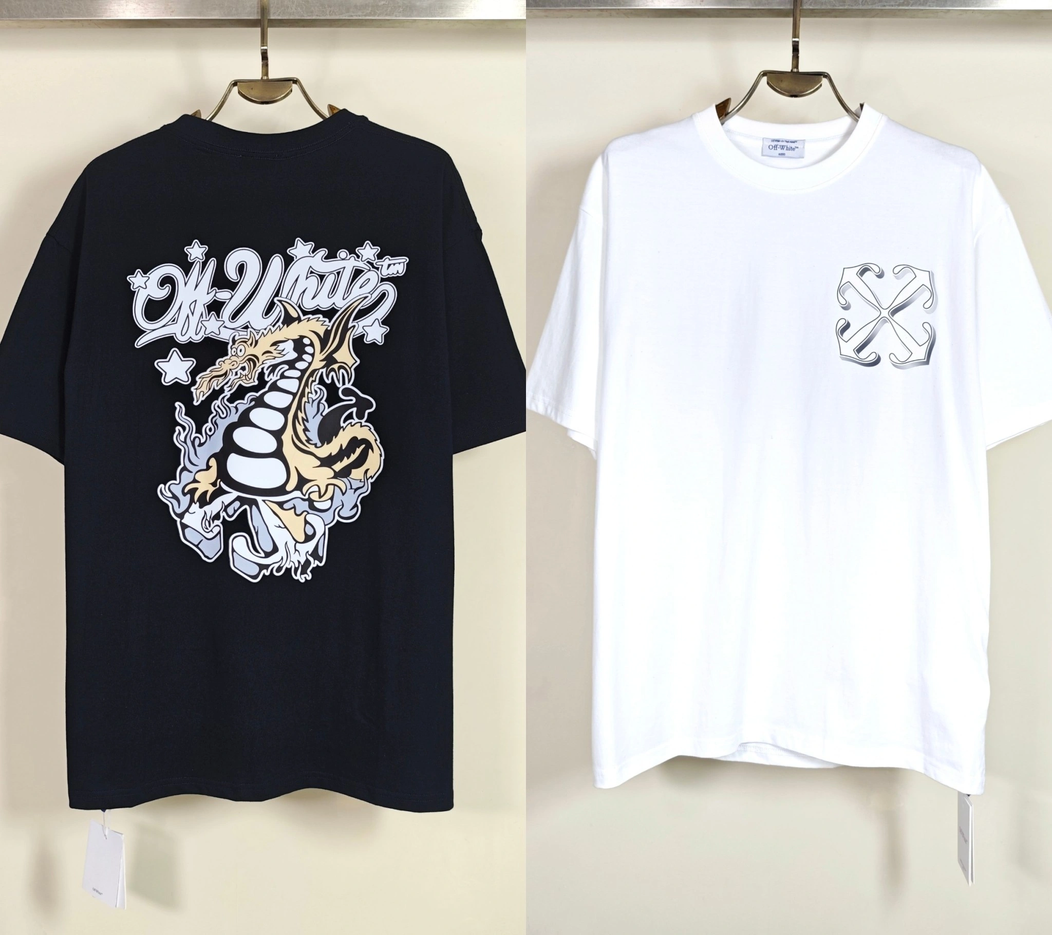 & Gemini- Off Whit5 T shirt 2Colour item:E-FL29E1511-2