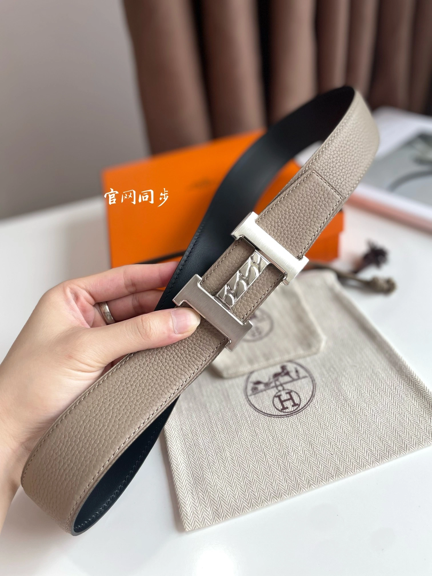 Barbara-H5r75s cowhide H010441CB86-H073967CAAC080 H010441CUZ3-H073967CAAC105 2Colour item:E-S332C0328-2