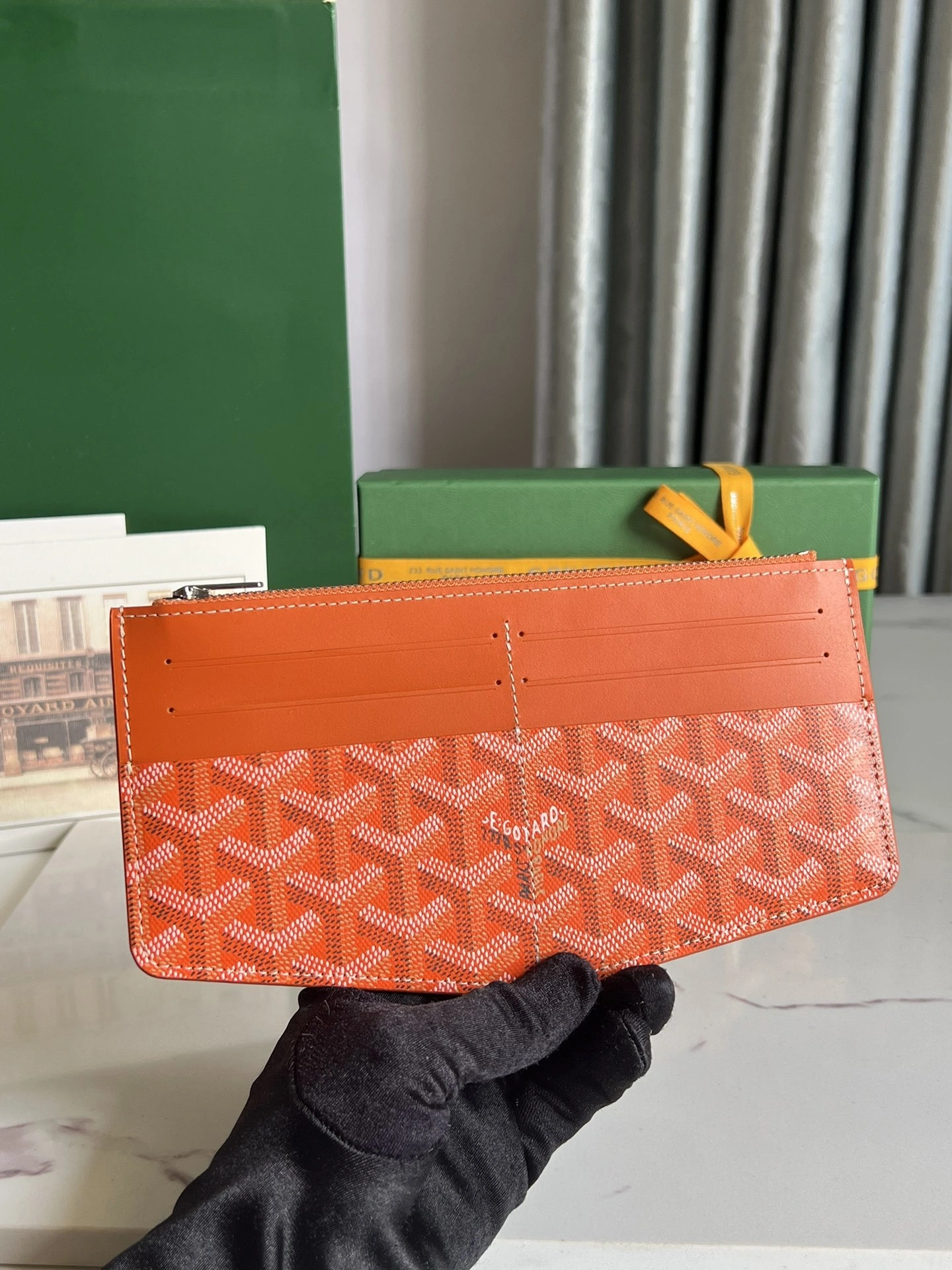 MOMO-- 6oy1r4 INSLOUMMLTY-07CL07P high quality version Insert Louise Calfskin item:F-B664B0240
