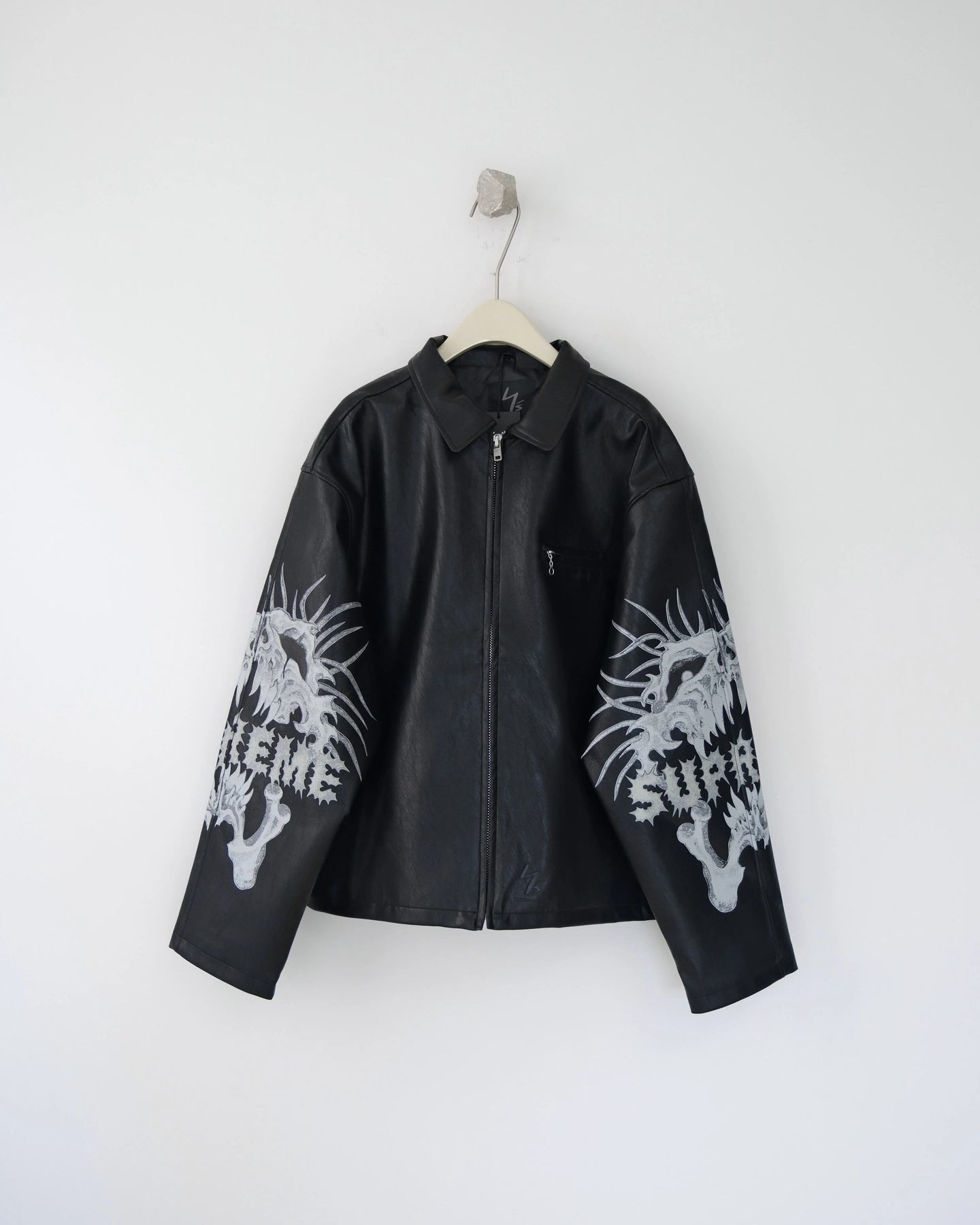 Gemini-- K59zo Supreme x Y’s by Yohji Yamamoto  FW25 WEEK3 Leather Jacket item:E-F110K2117F