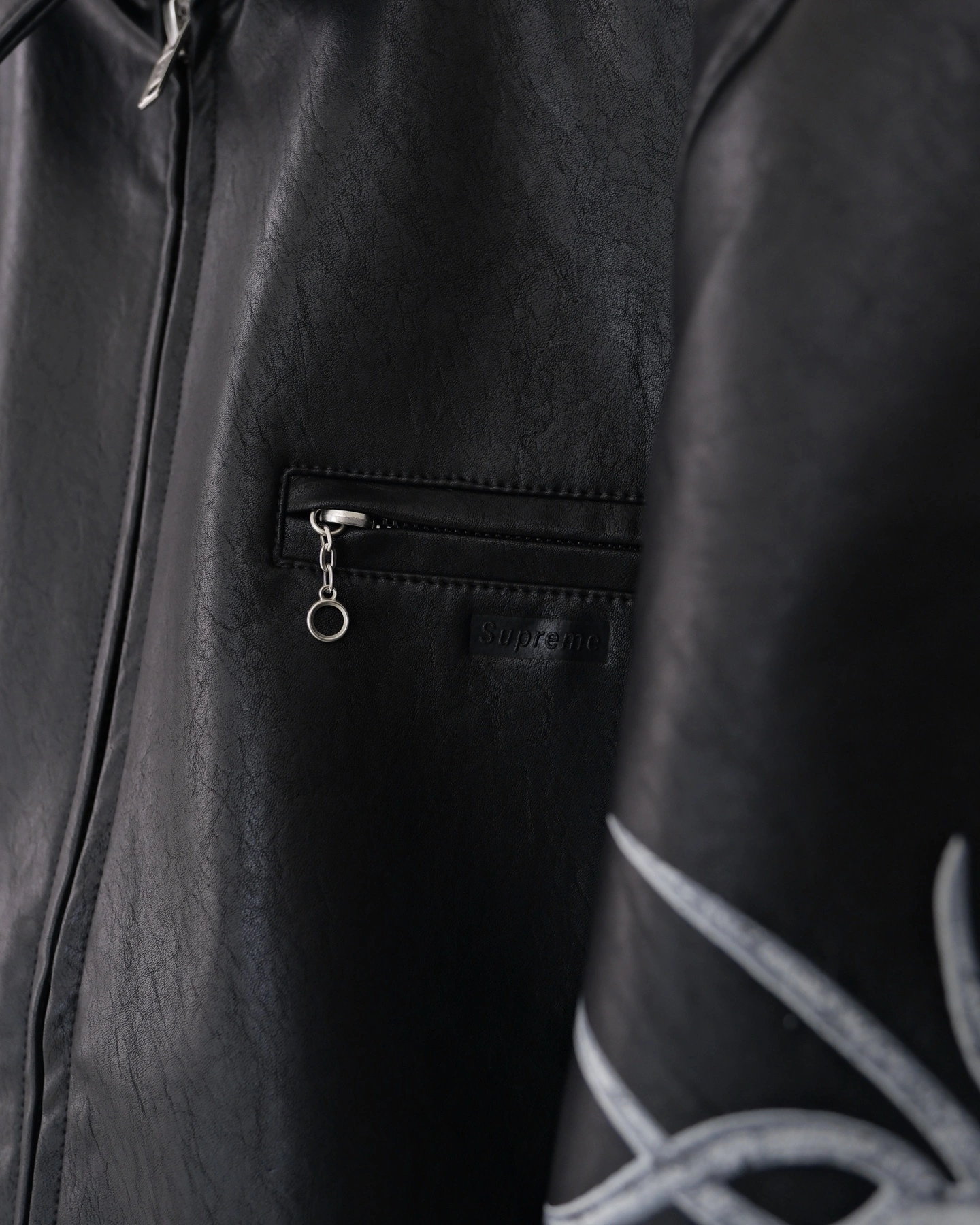 Gemini-- K59zo Supreme x Y’s by Yohji Yamamoto  FW25 WEEK3 Leather Jacket item:E-F110K2117F