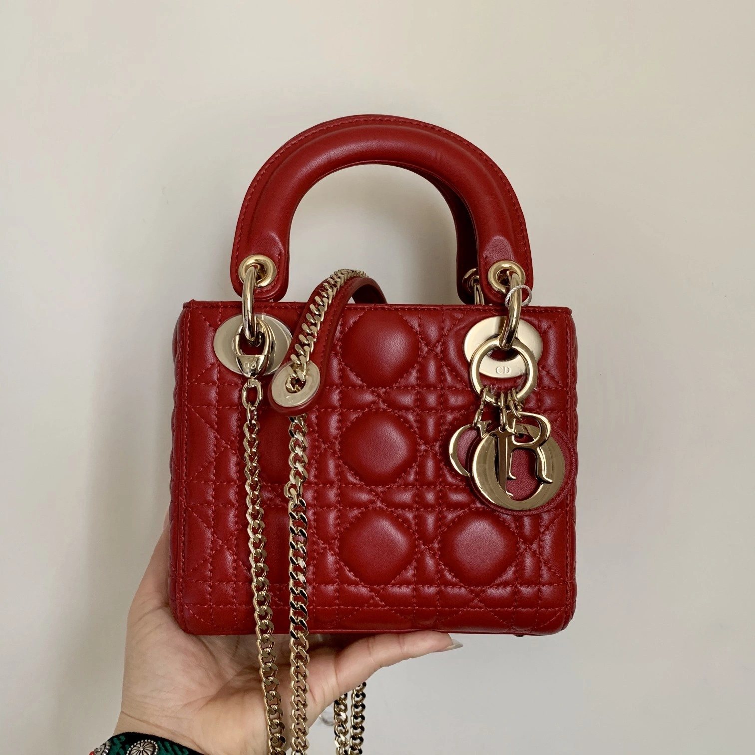 Custombag-- M0505OCAL-M52R Lady high quality version Sheepskin bordeaux red item：C-B803D0715