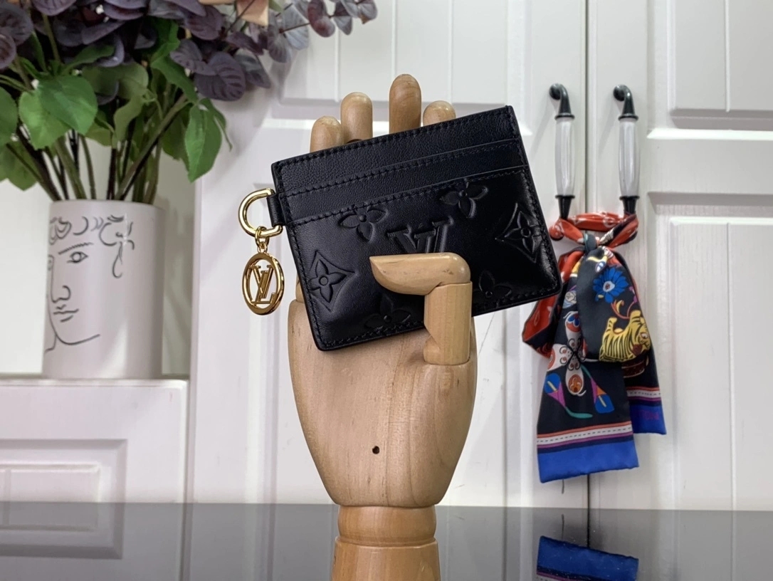 & &MOMO- M82748 Card Holder cowhide Monogram item:C-B063L0857R