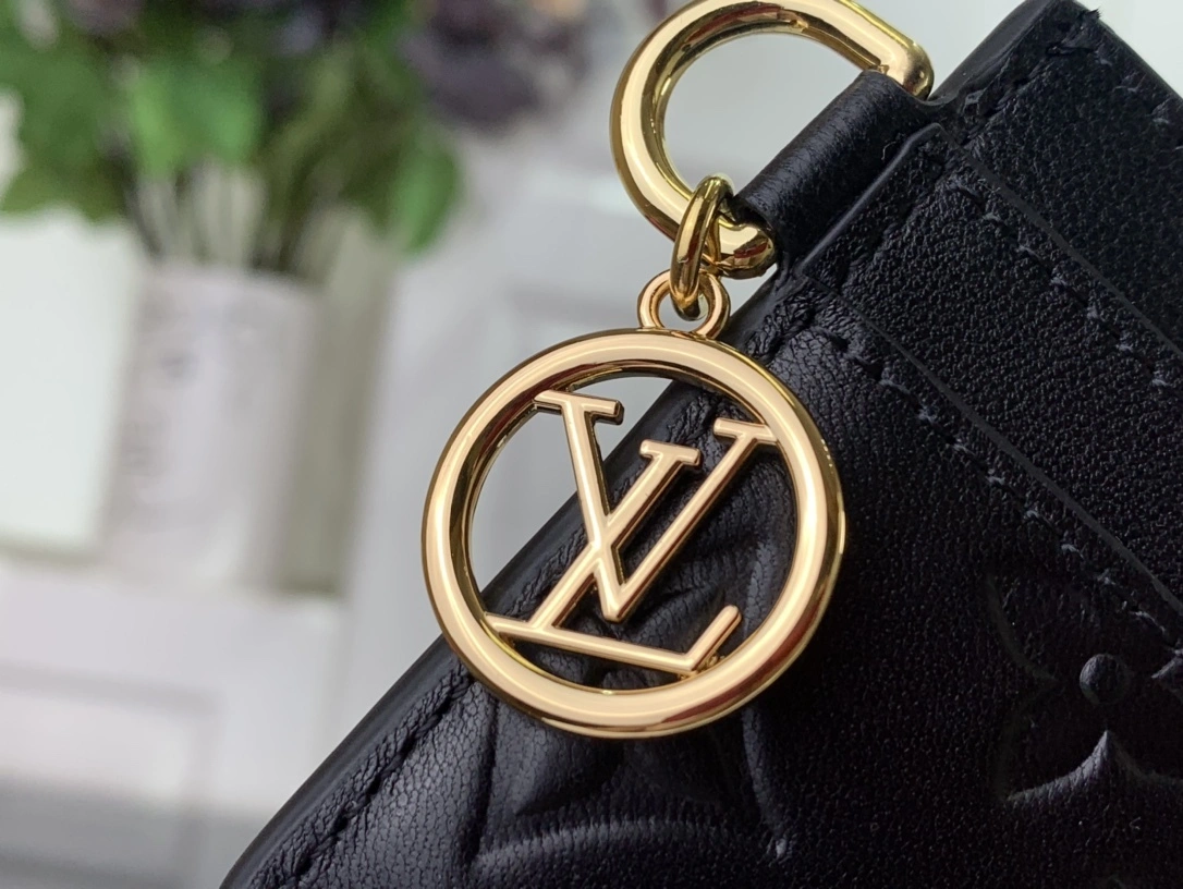 & &MOMO- M82748 Card Holder cowhide Monogram item:C-B063L0857R