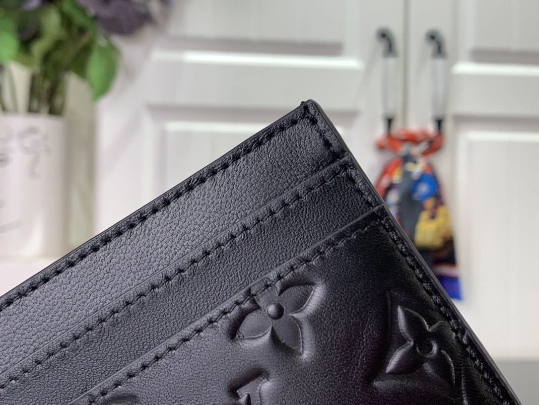 & &MOMO- M82748 Card Holder cowhide Monogram item:C-B063L0857R