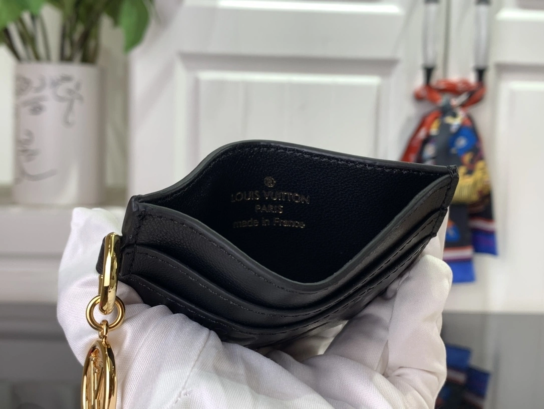 & &MOMO- M82748 Card Holder cowhide Monogram item:C-B063L0857R
