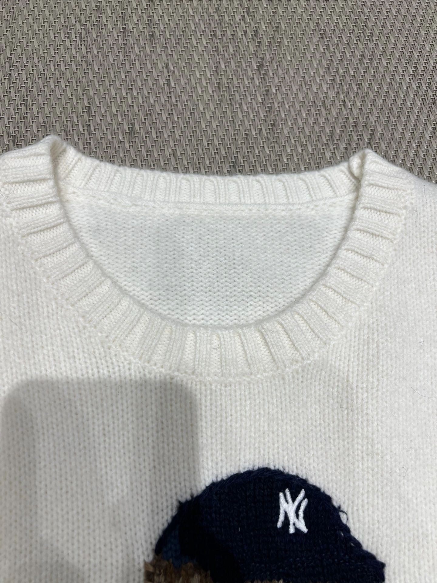Victoria- R18ph POLO Bear Baseball Wool Sweater – NY Yankees Edition embroidery item:E-F140I2723H