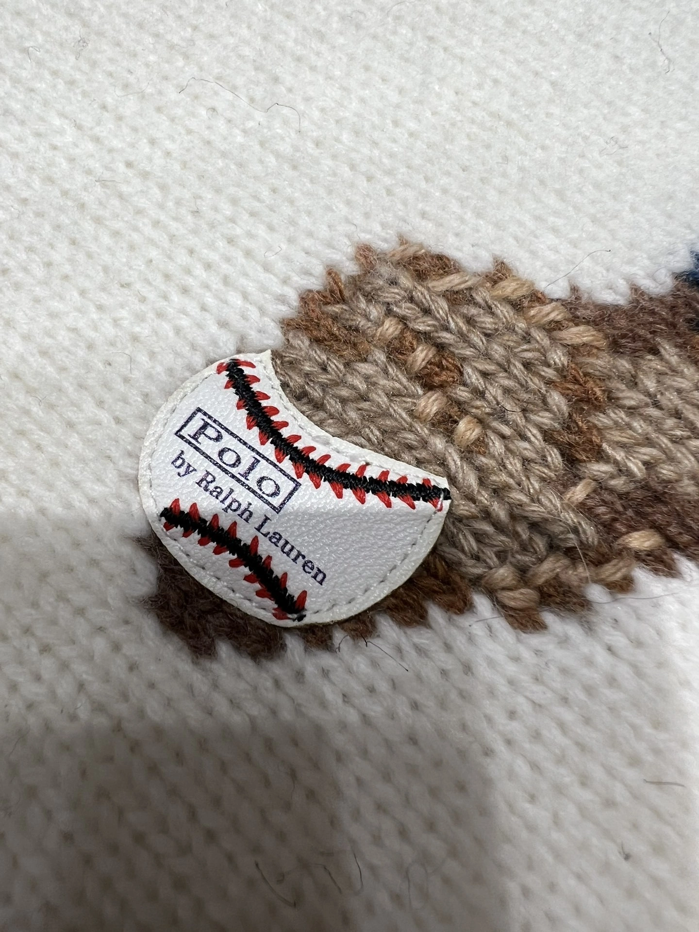 Victoria- R18ph POLO Bear Baseball Wool Sweater – NY Yankees Edition embroidery item:E-F140I2723H