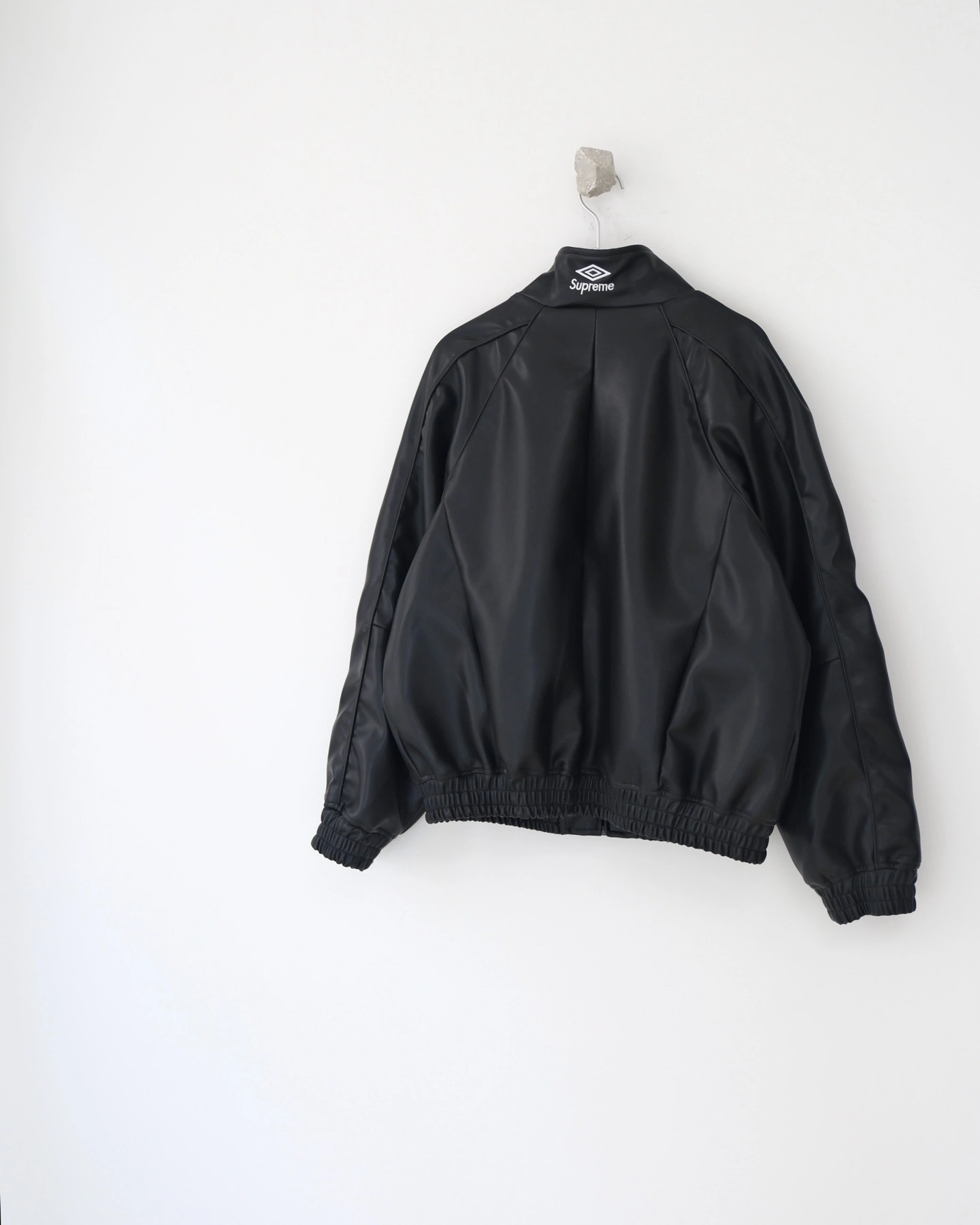 Gemini-- S575 Supreme Umbro FW25 WEEK4 Leather Track Jacket embroidery YKK 3colour item:E-F110K2112-3F