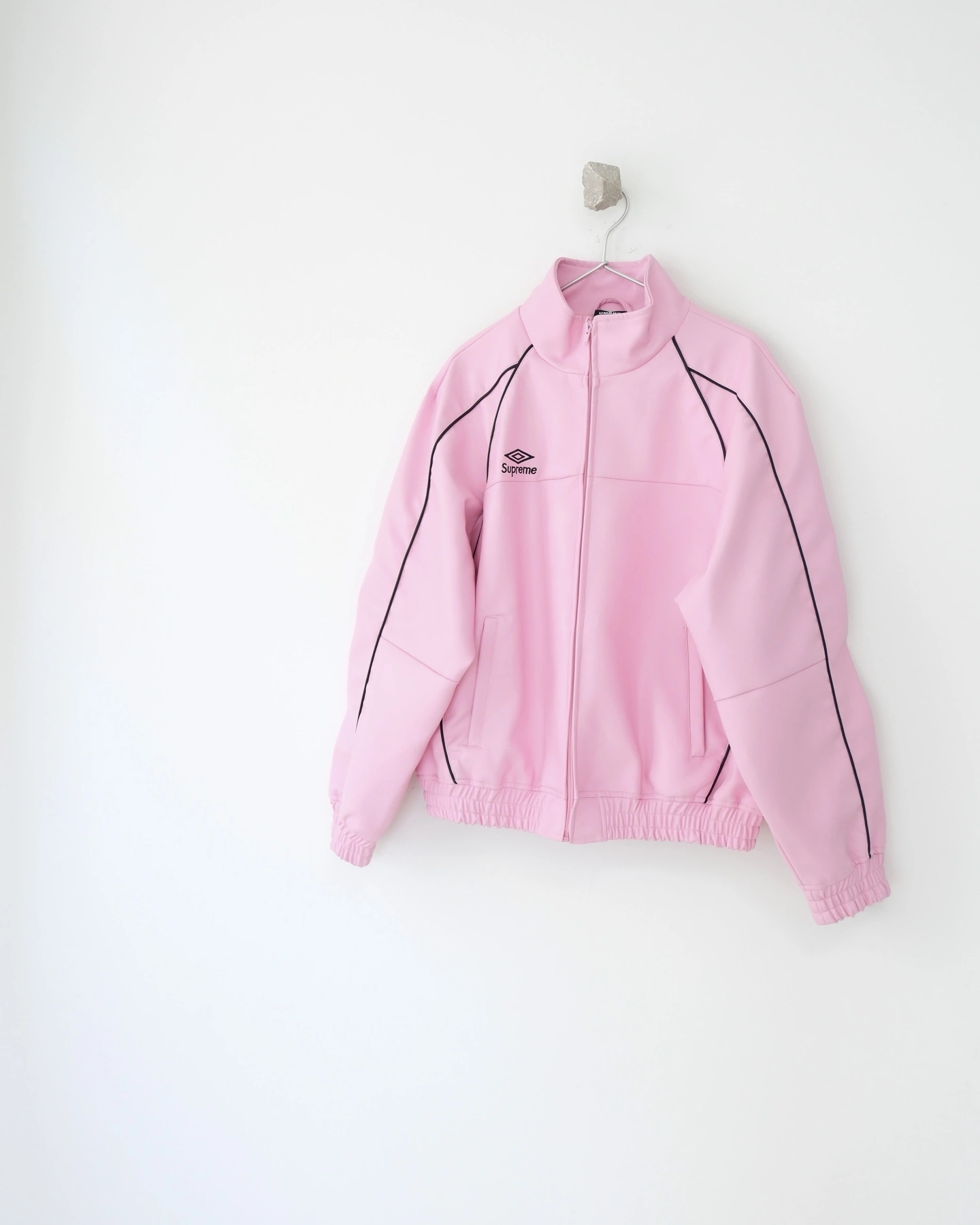 Gemini-- S575 Supreme Umbro FW25 WEEK4 Leather Track Jacket embroidery YKK 3colour item:E-F110K2112-3F