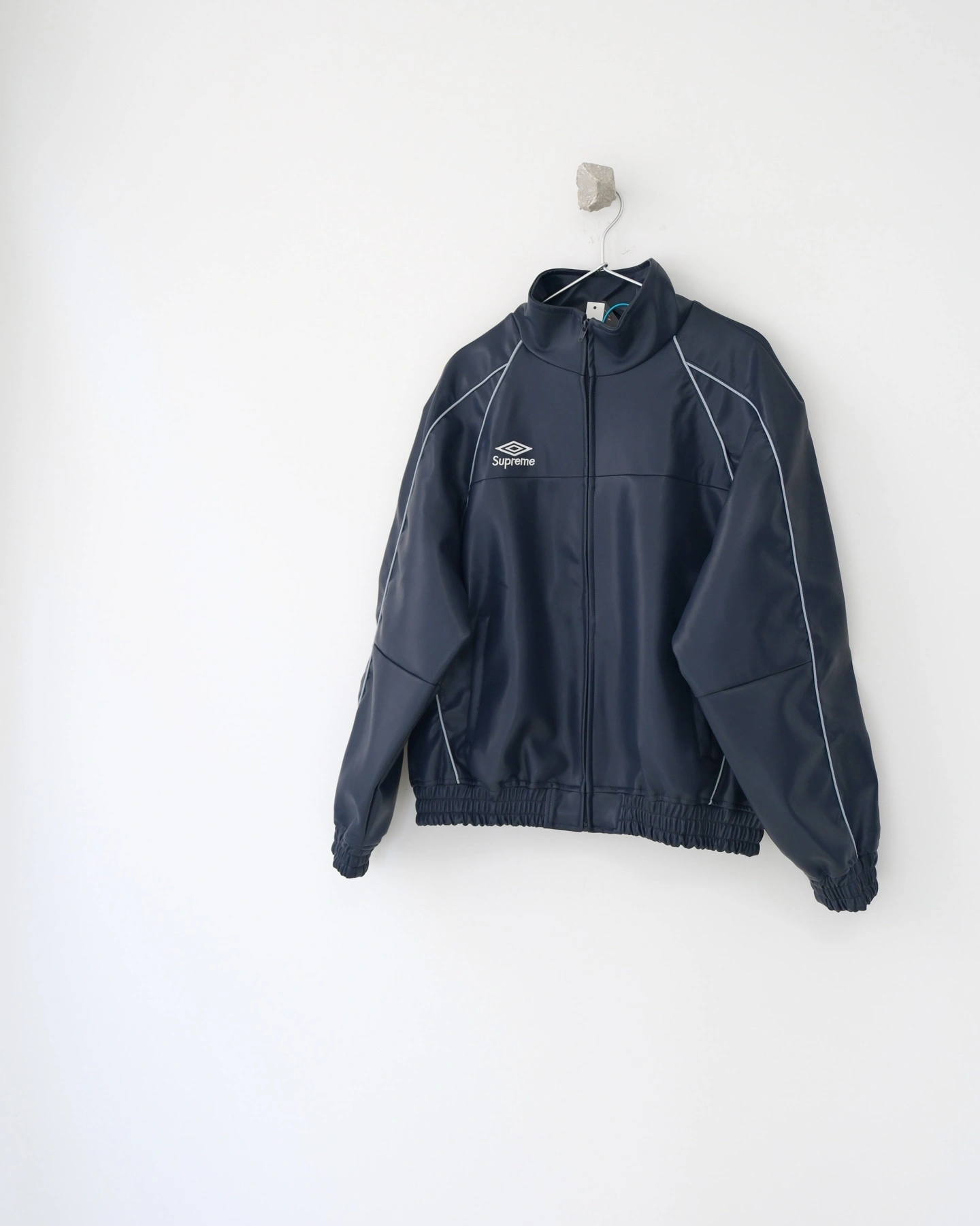 Gemini-- S575 Supreme Umbro FW25 WEEK4 Leather Track Jacket embroidery YKK 3colour item:E-F110K2112-3F