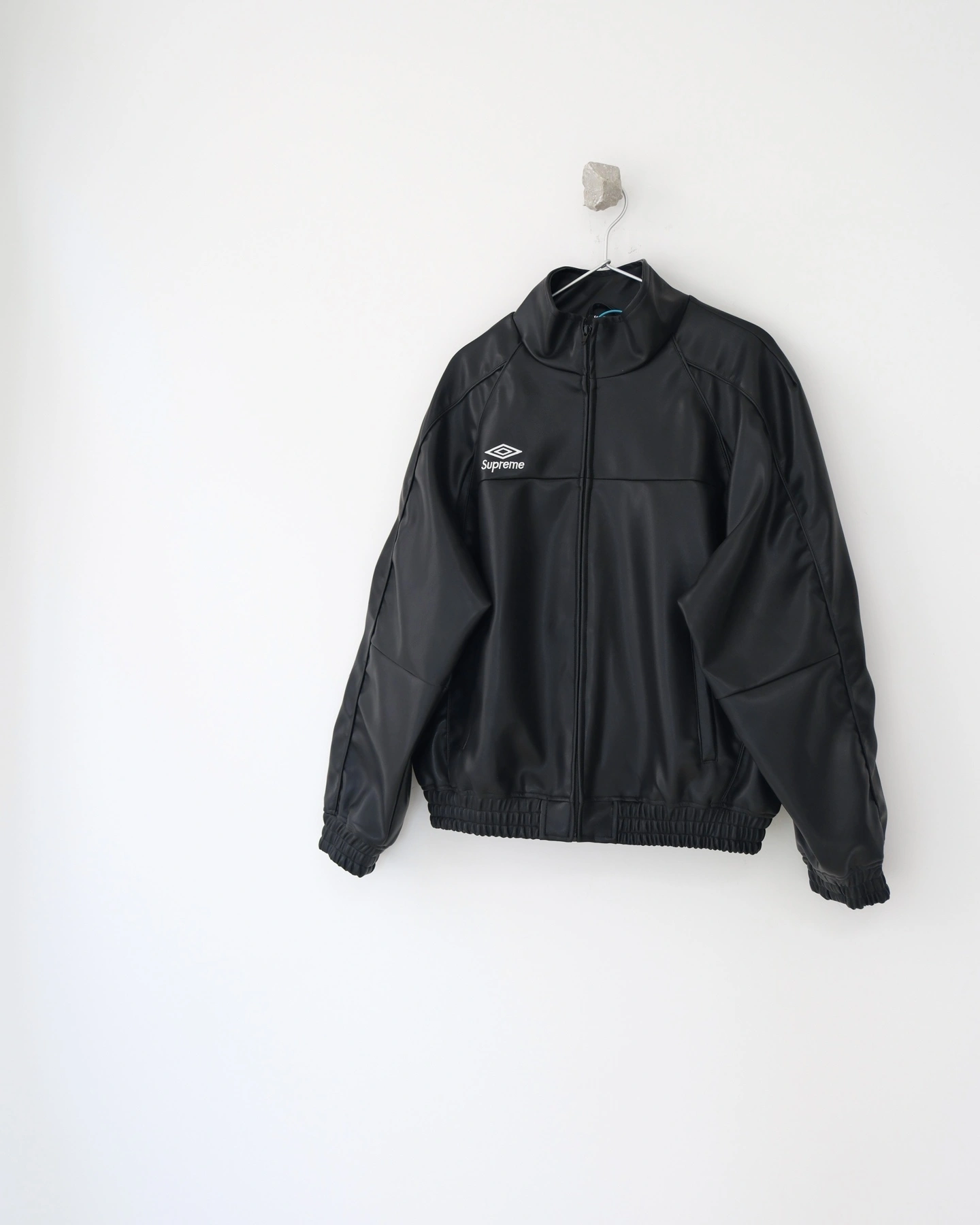 Gemini-- S575 Supreme Umbro FW25 WEEK4 Leather Track Jacket embroidery YKK 3colour item:E-F110K2112-3F