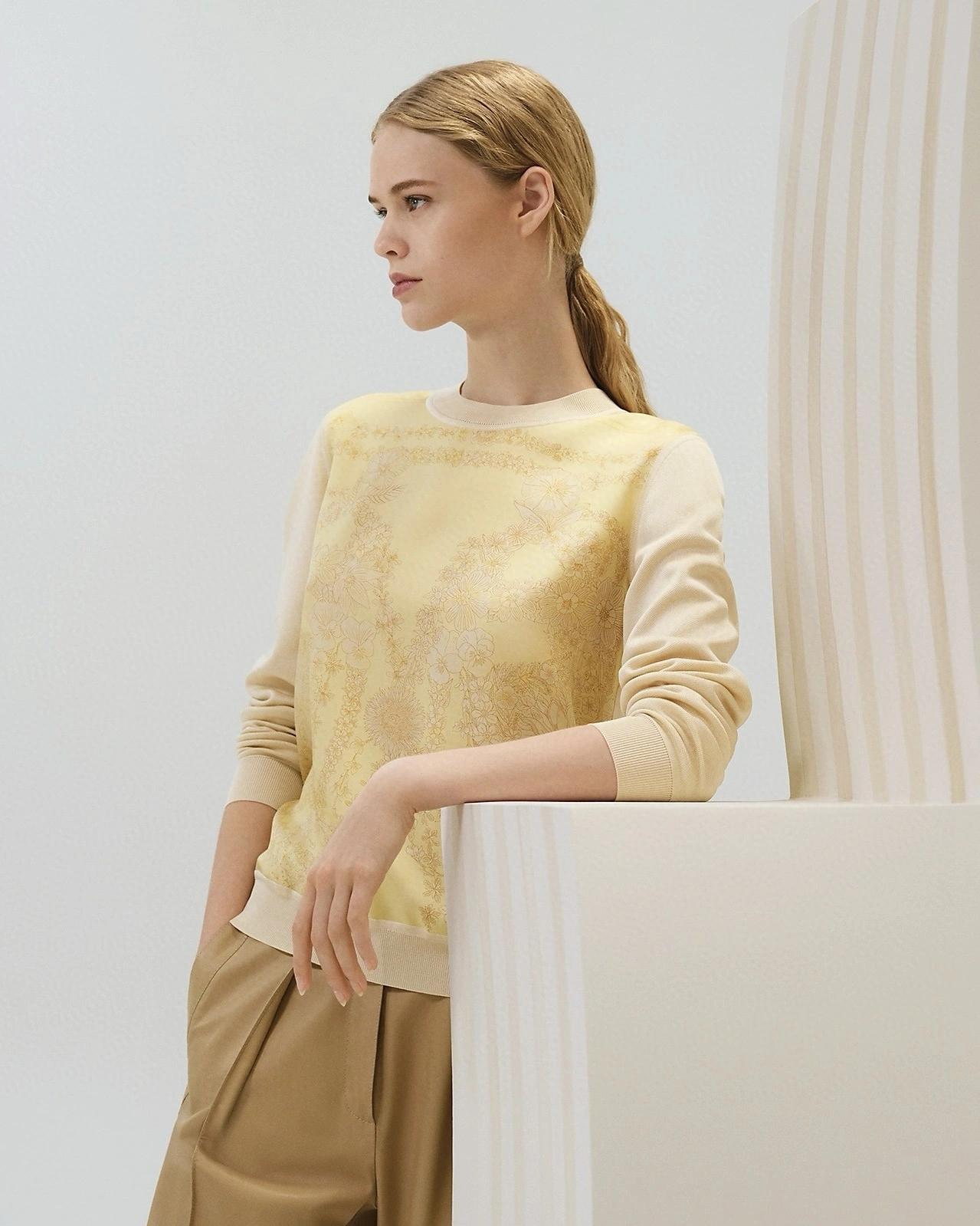 & Victoria- H5r75s Real silk wool 4colour item:E-F044I0239-4