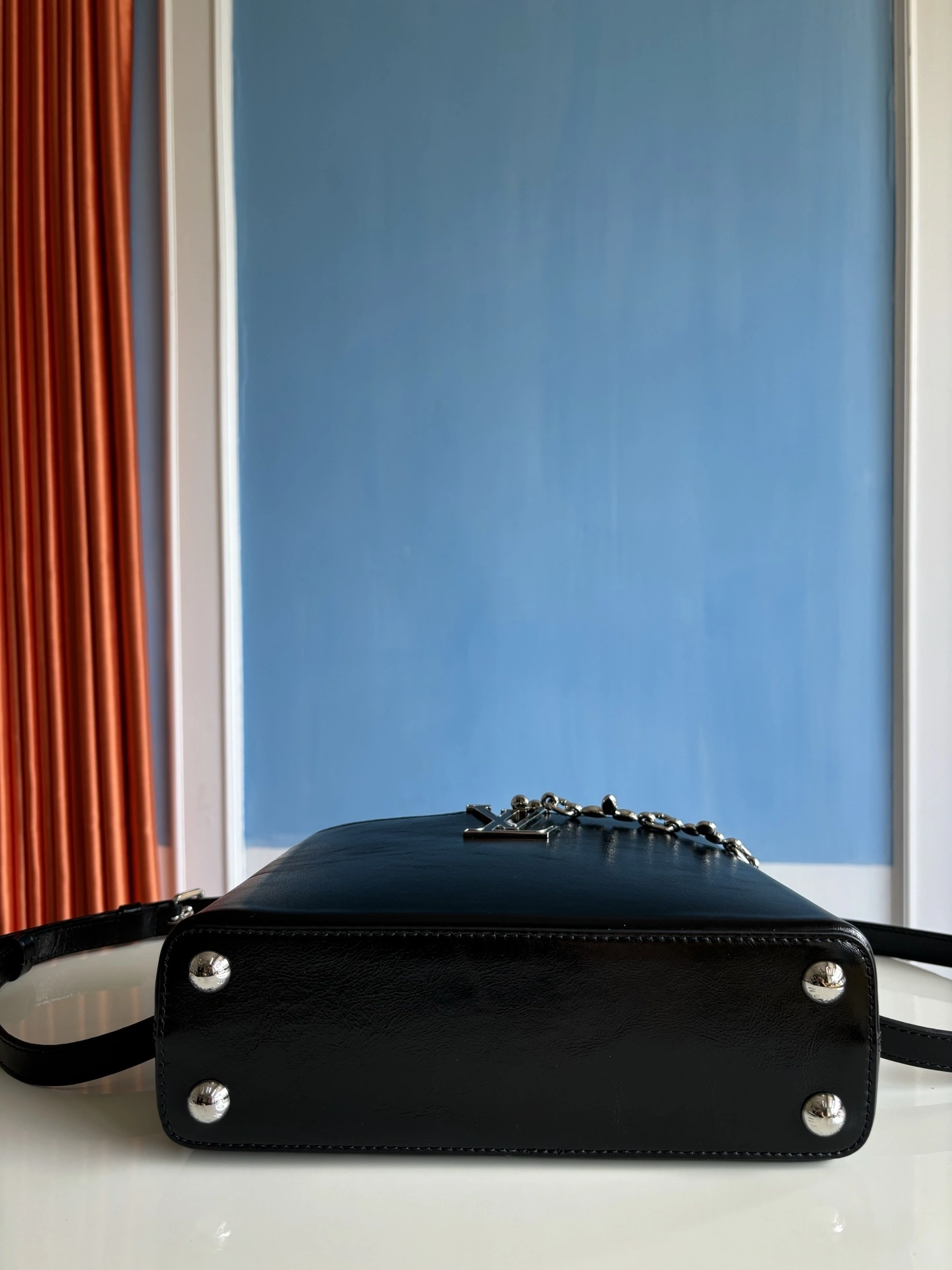 MOMO--8V M25492 high quality version Capucines East-West BB cowhide waxed skin item:E-B808L1704T