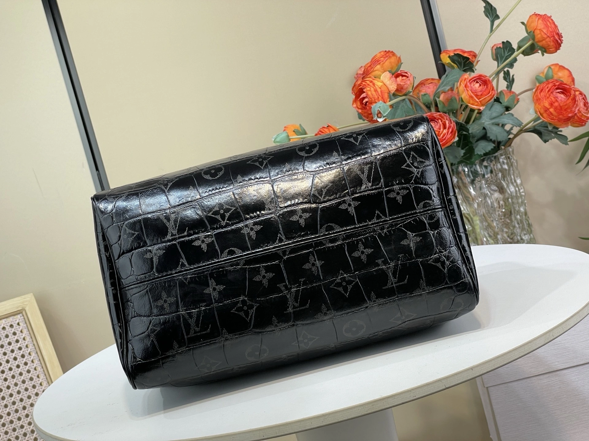 MOMO-- 8V N87494 high quality version Speedy P9 Bandoulière 30 Calfskin sheepskin item:E-B000K1829
